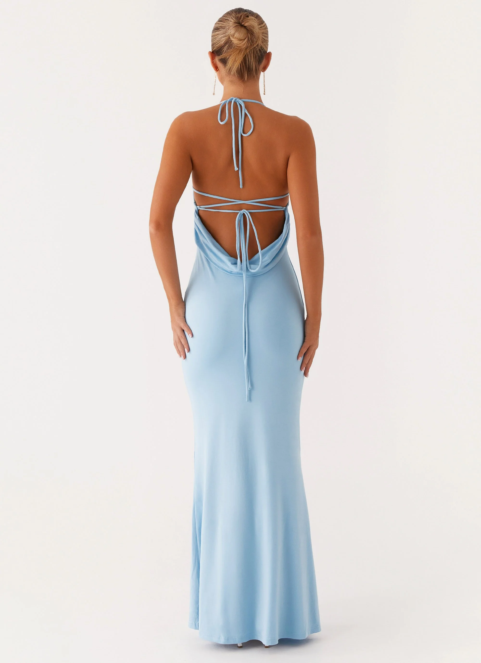 Talk About Us Maxi Dress - Blue - Image 5