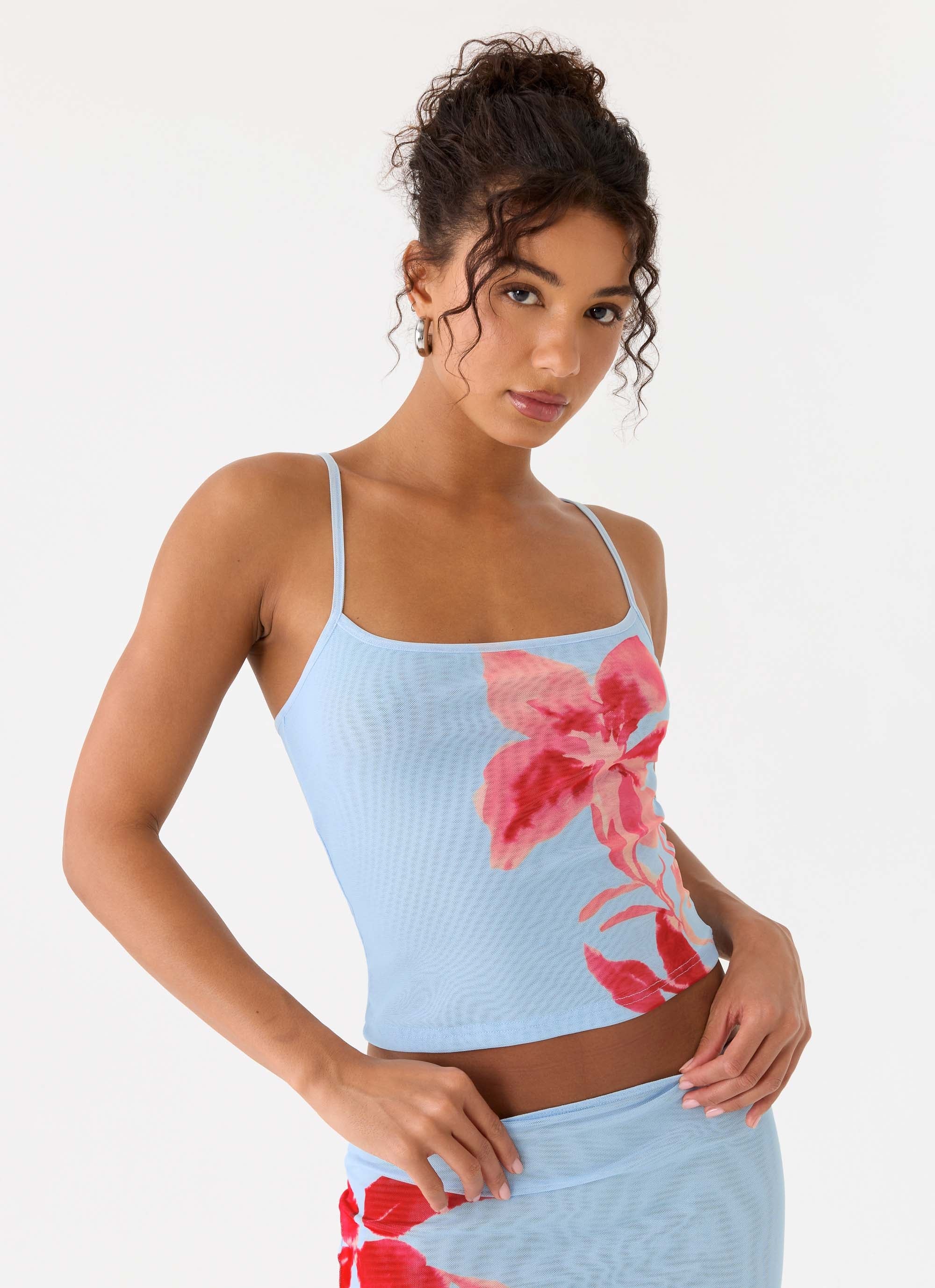 Tamia Cami Top - Blue Petal - Image 4