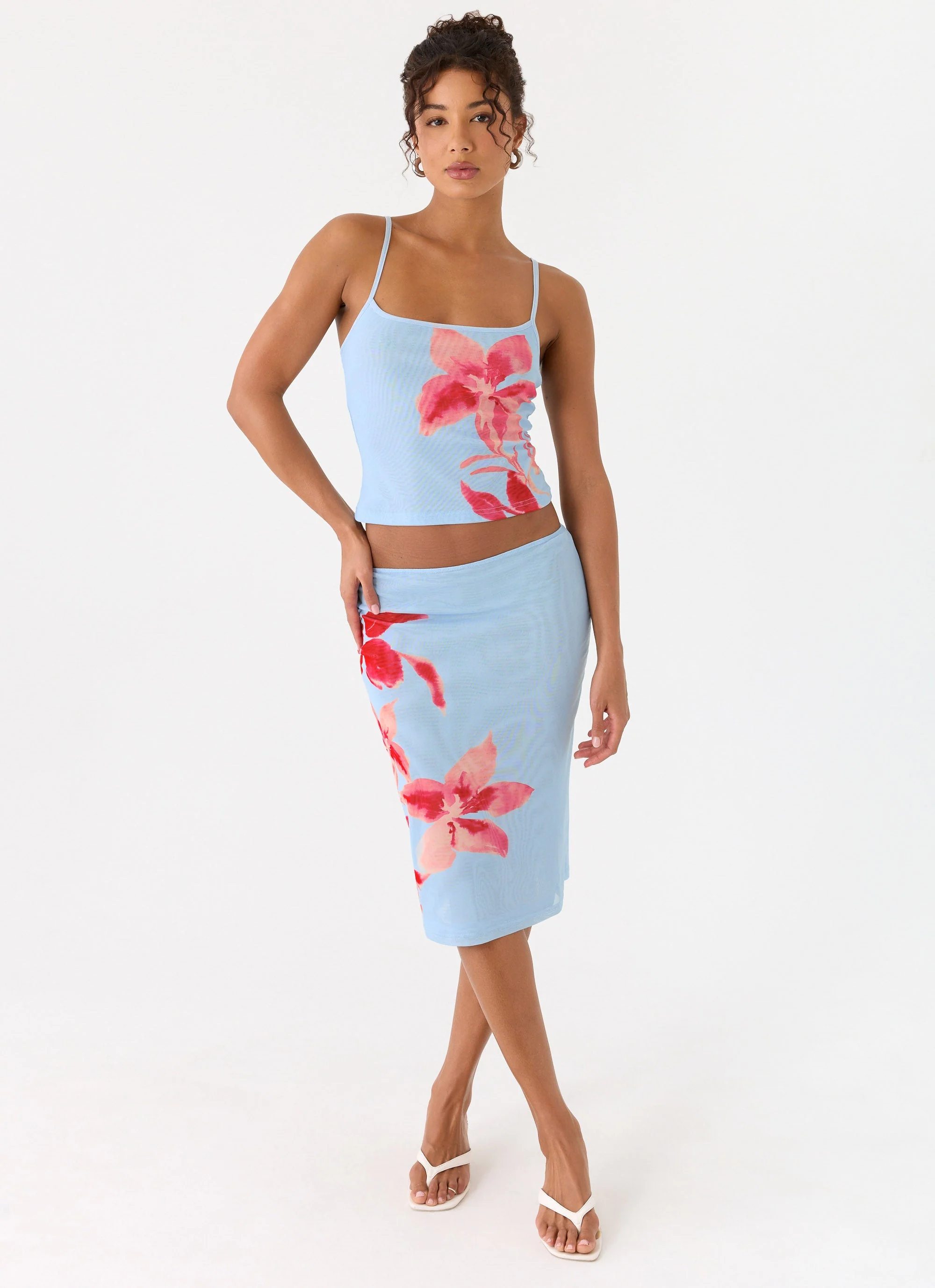 Tamia Cami Top - Blue Petal - Image 5