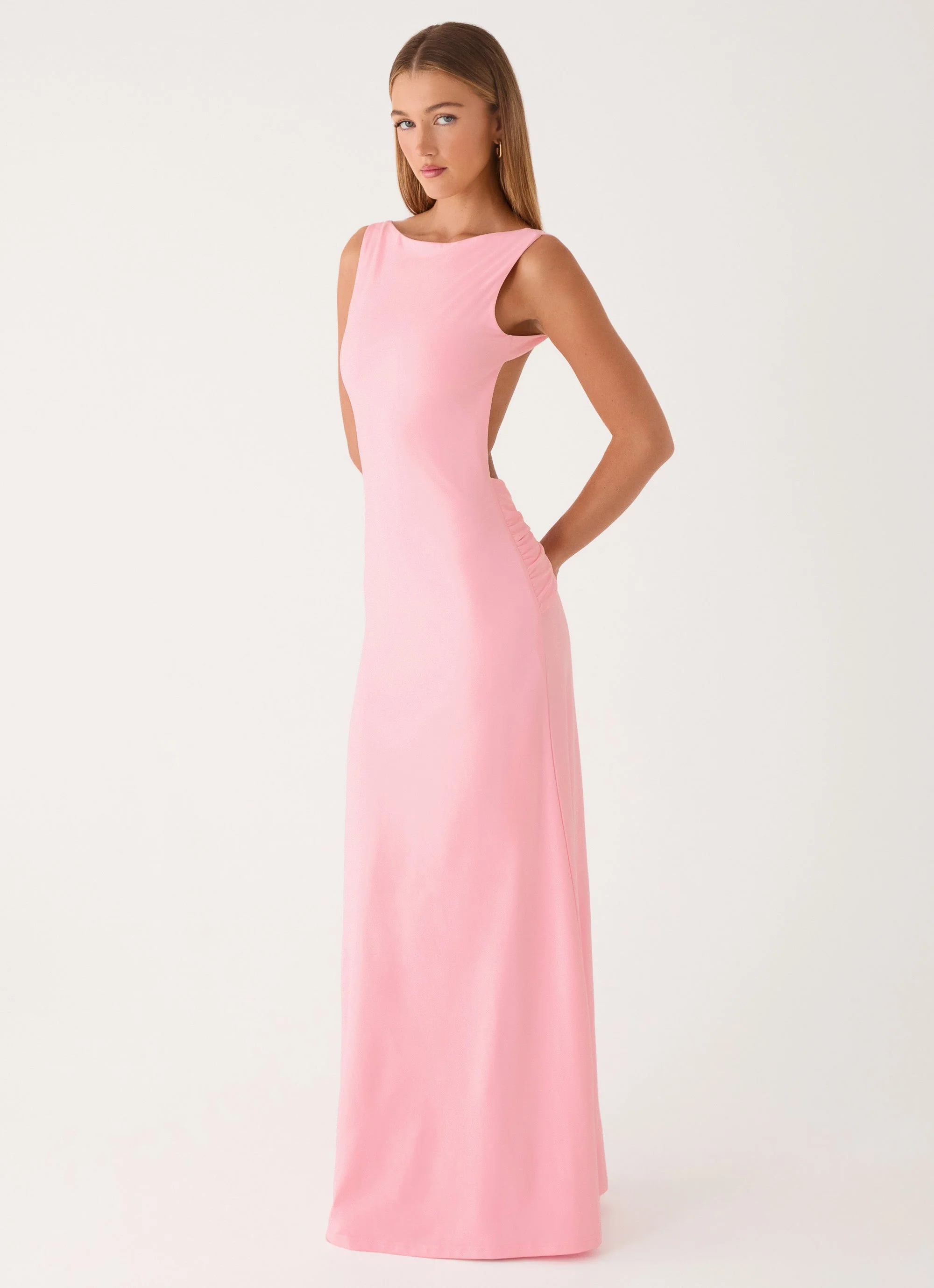 Tamsyn Maxi Dress - Pink - Image 5