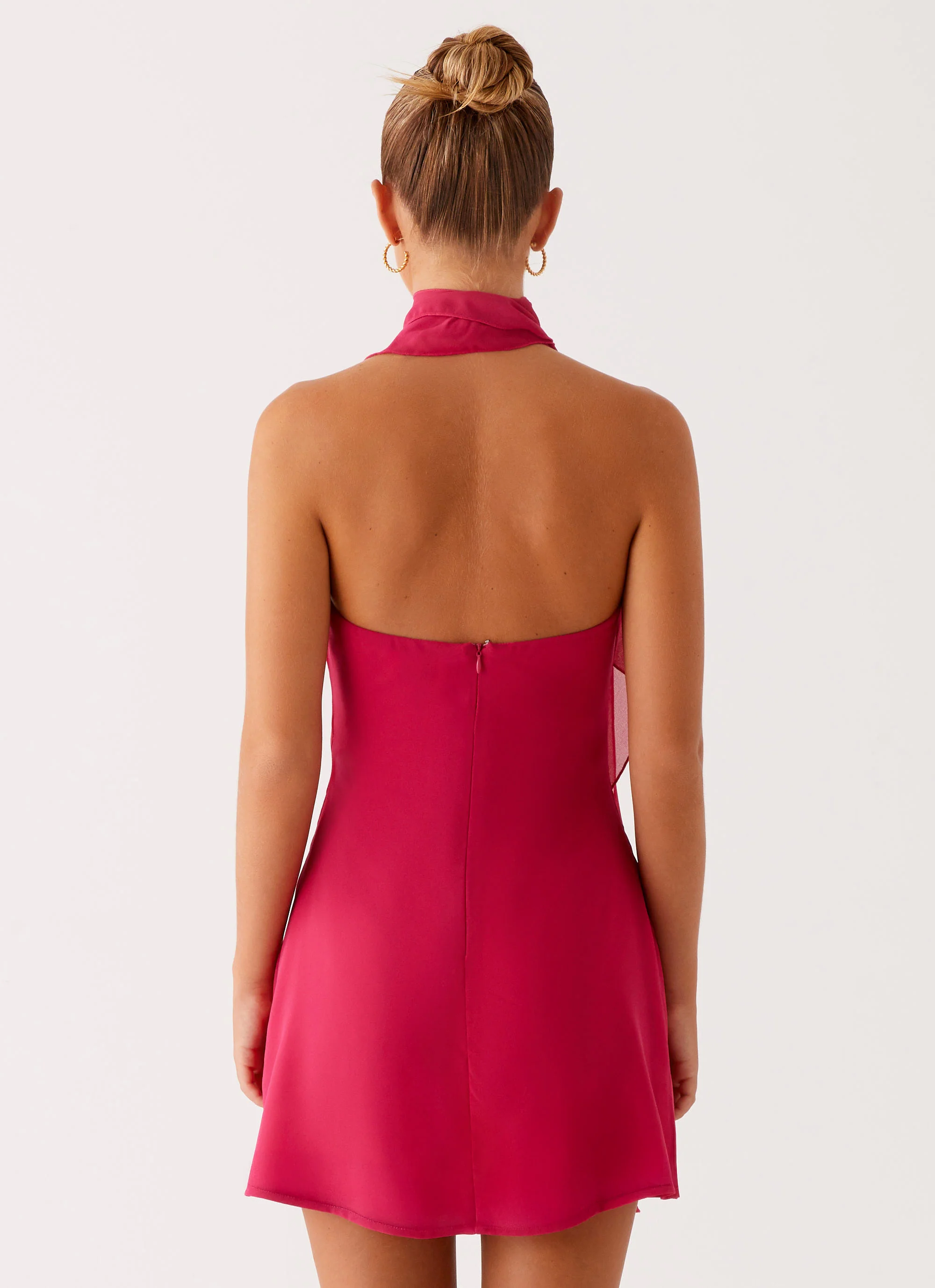 Tanner Mini Dress - Fuchsia - Image 5