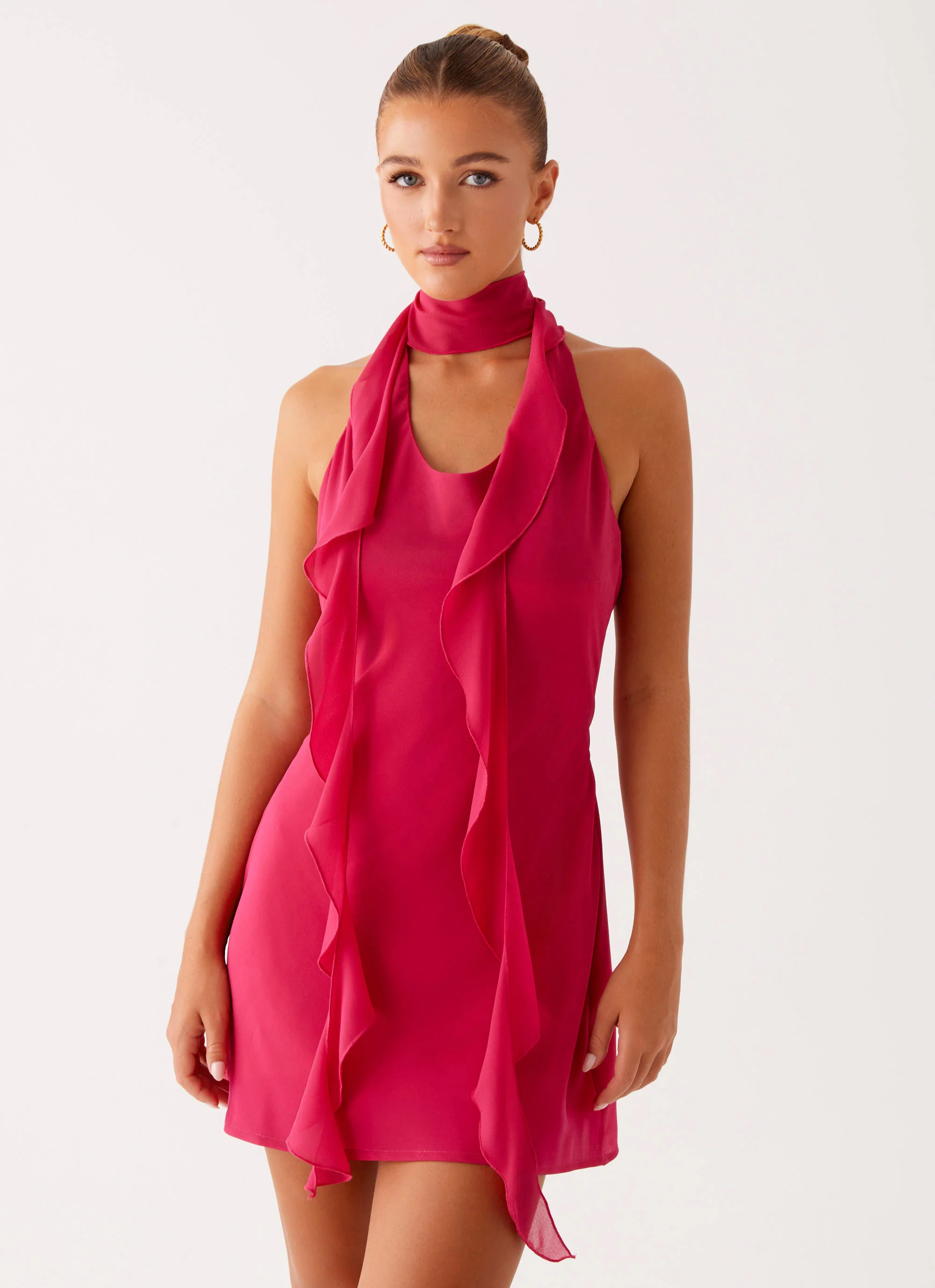 Tanner Mini Dress - Fuchsia - Image 6