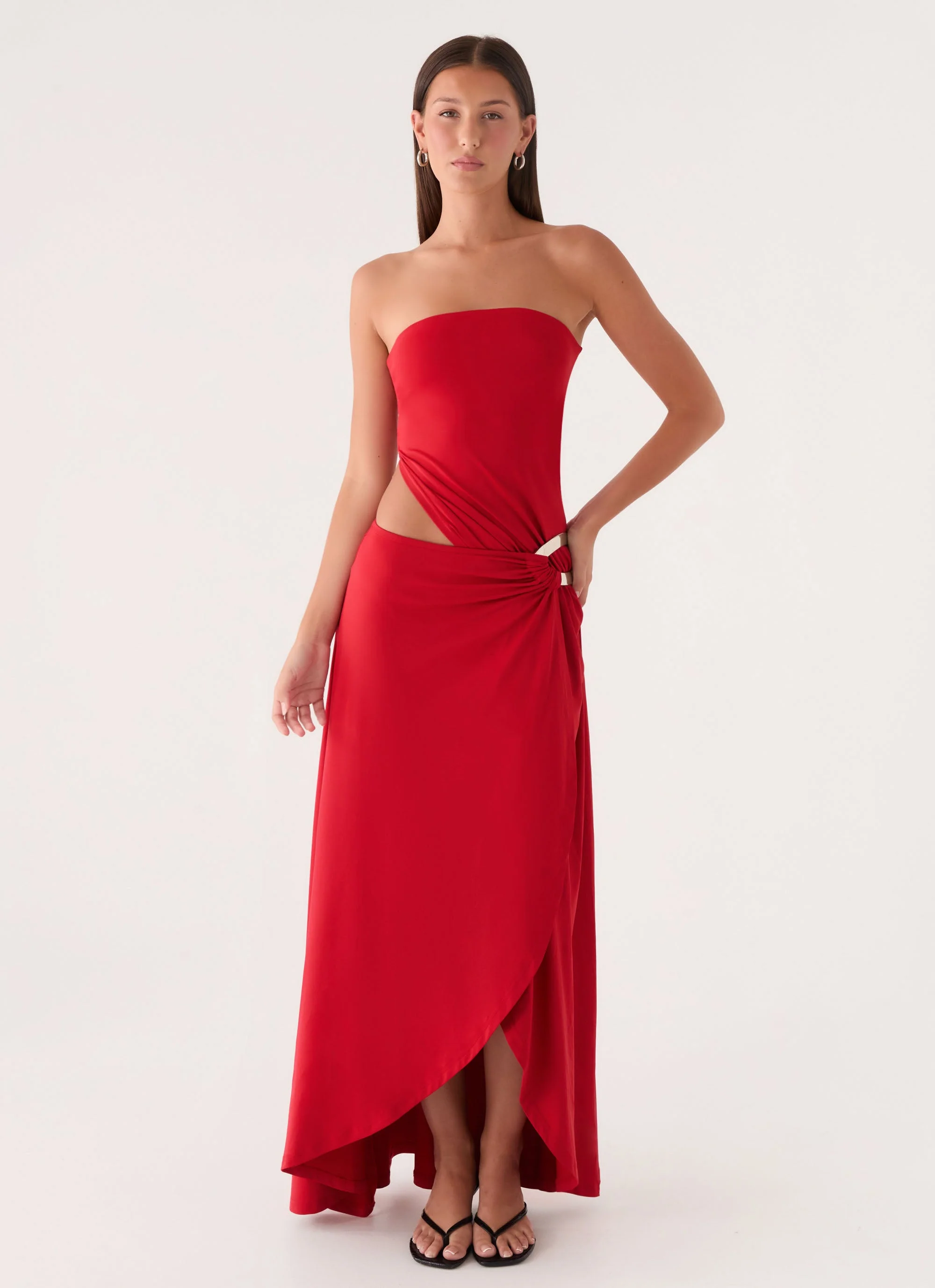 Tarna Maxi Dress - Cherry - Image 5