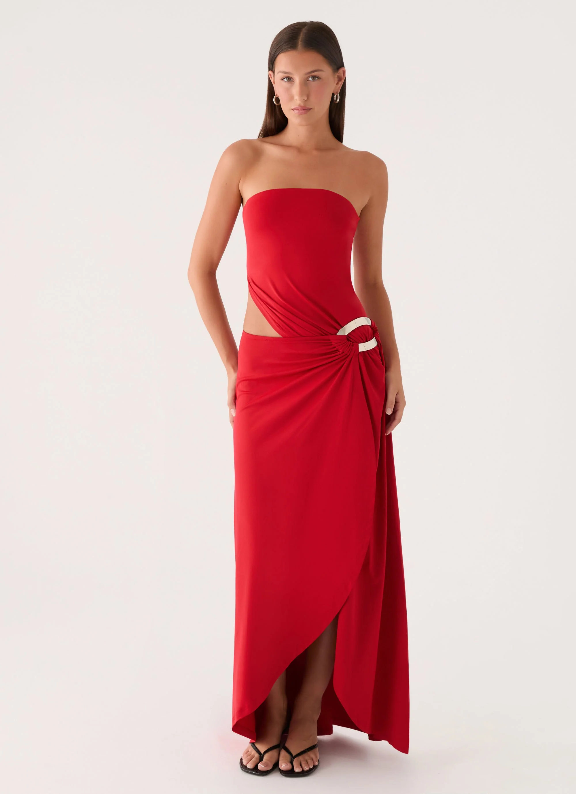 Tarna Maxi Dress - Cherry - Image 6
