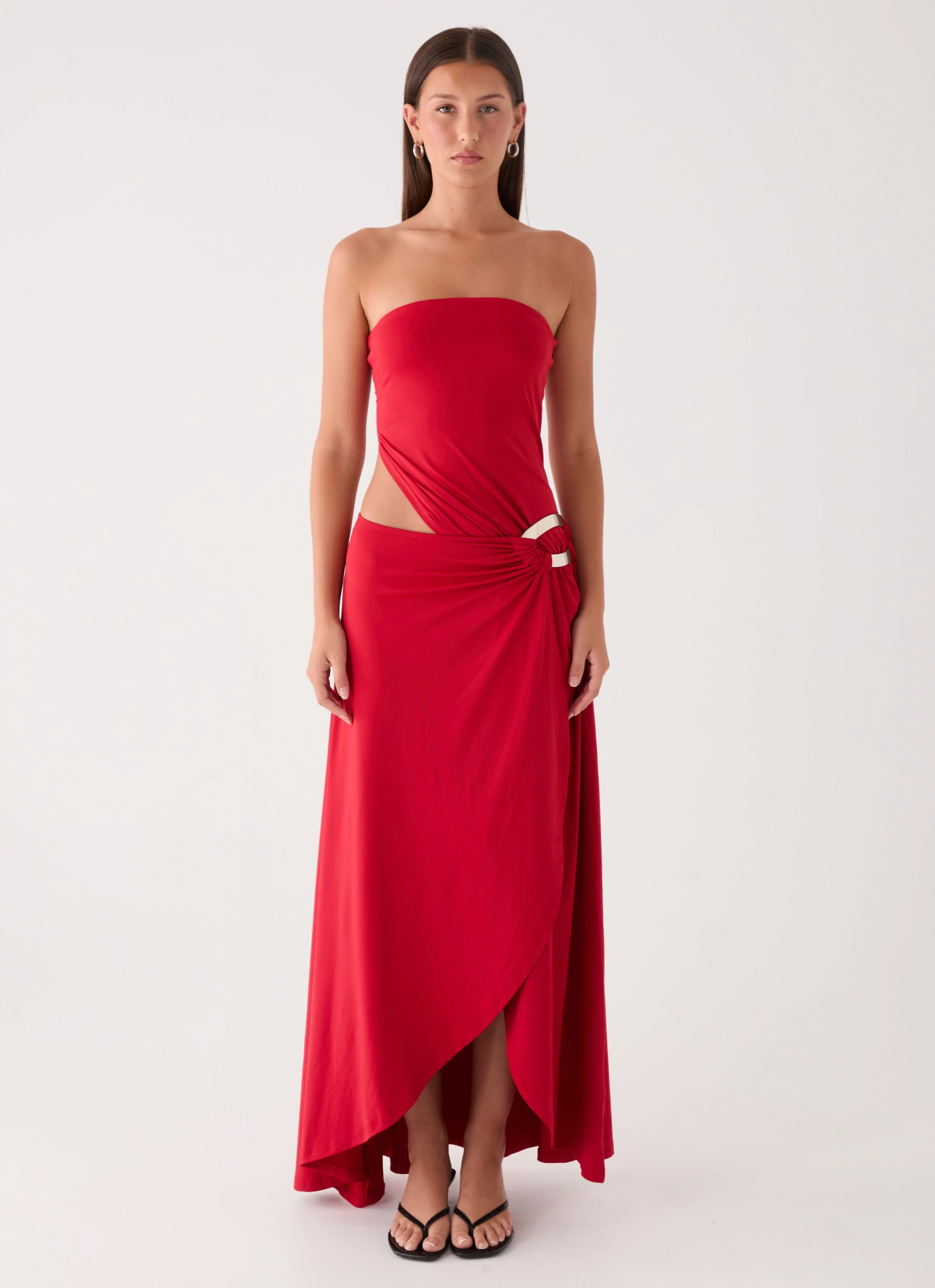 Tarna Maxi Dress - Cherry - Image 7