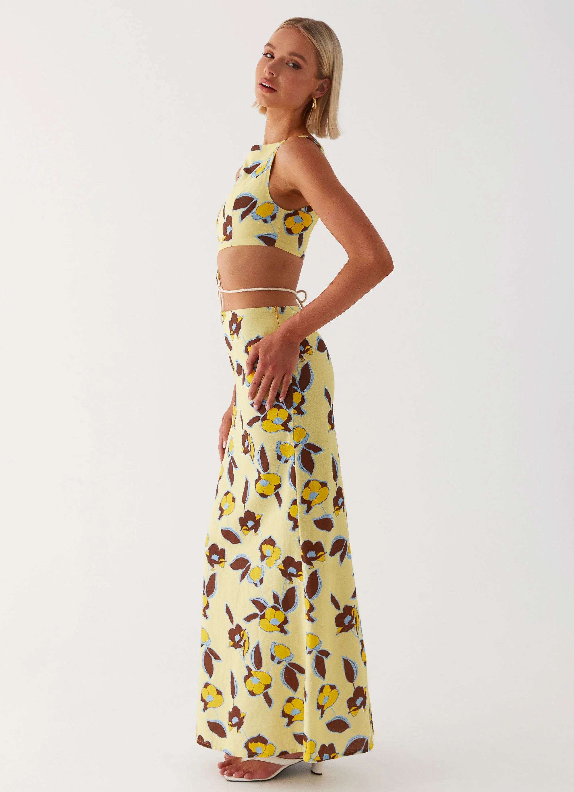 Taryn Cut Out Maxi Dress - Primrose - Image 3
