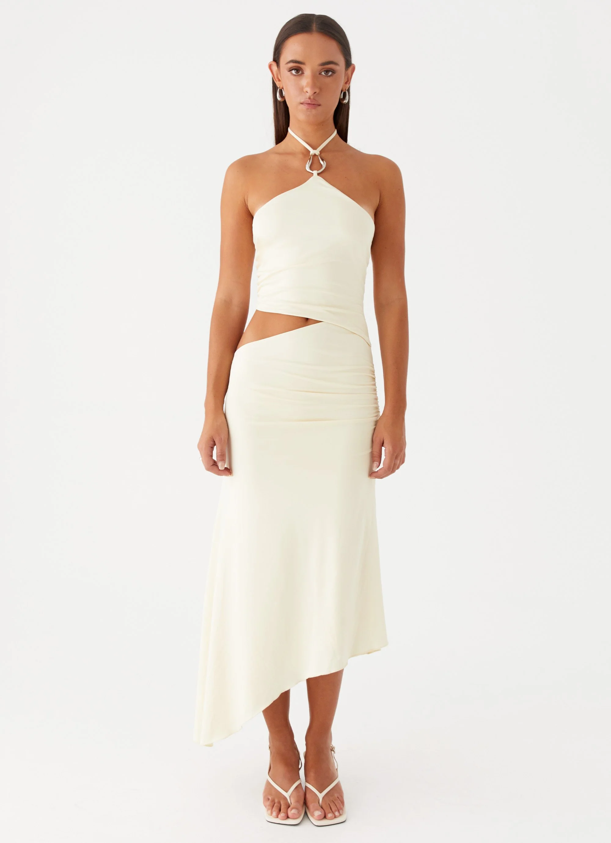 Tasha Maxi Dress - Lemon - Image 2