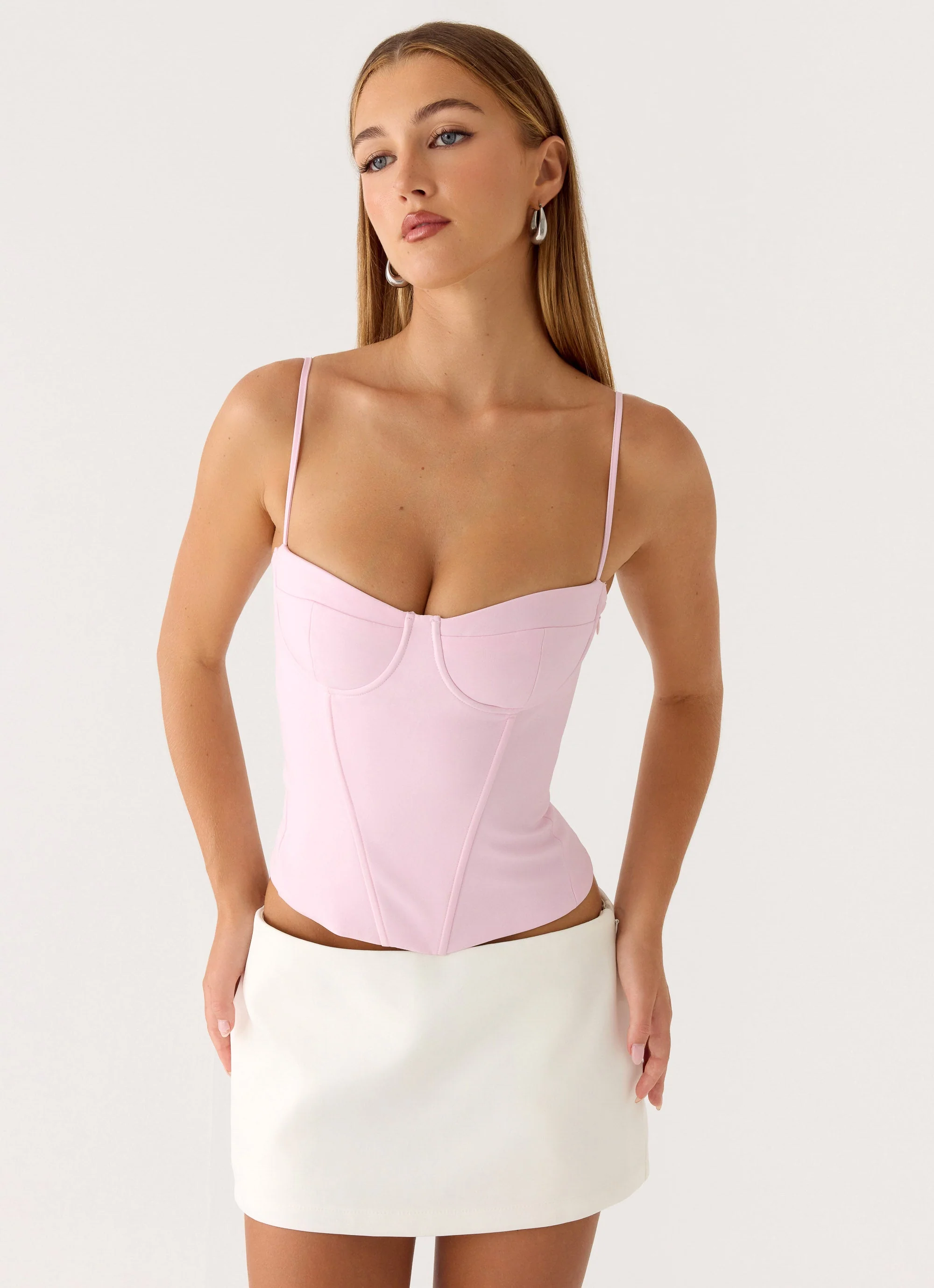 Tayana Corset Top - Pink - Image 6