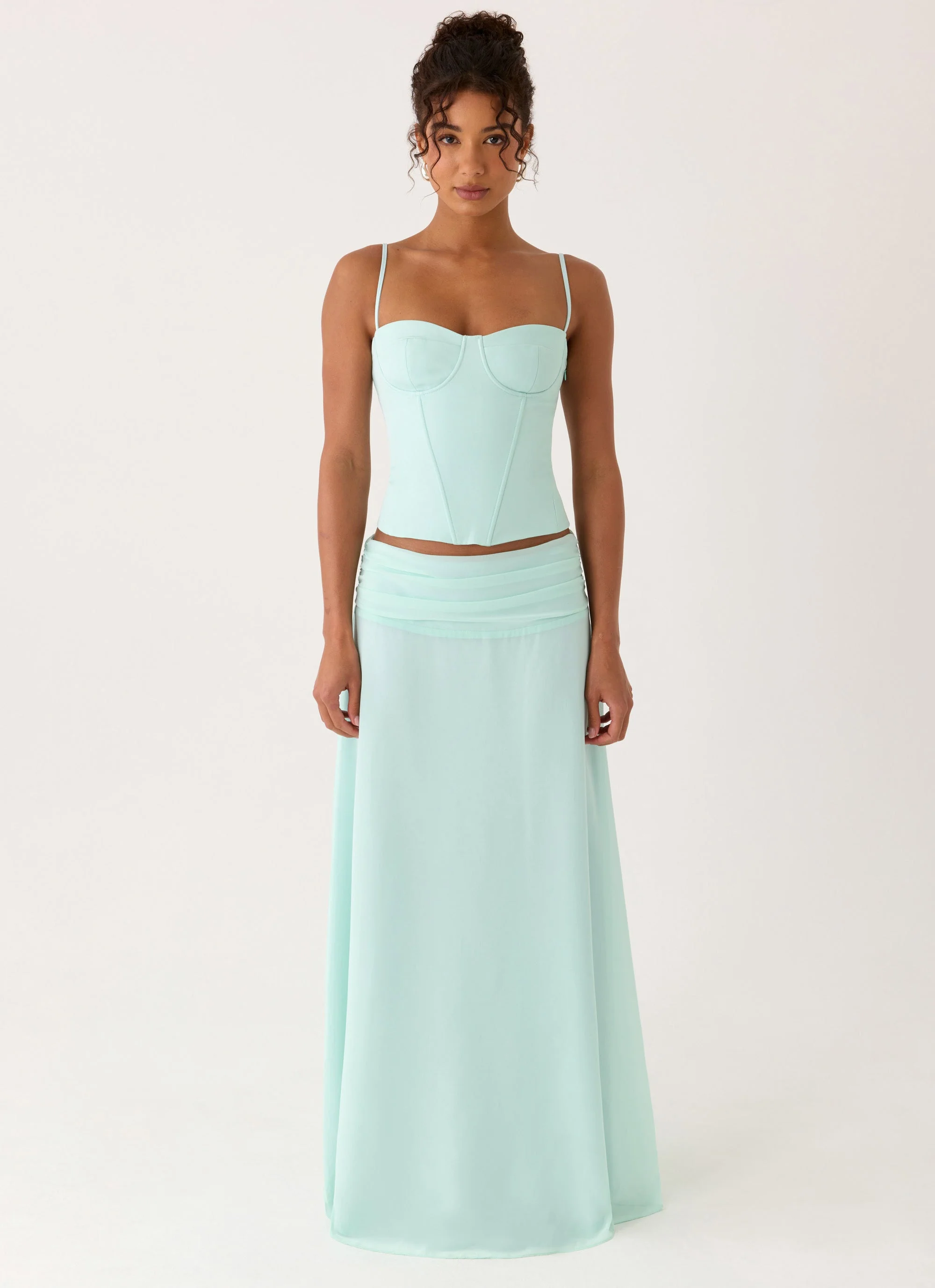 Tayana Corset Top - Pistachio - Image 4