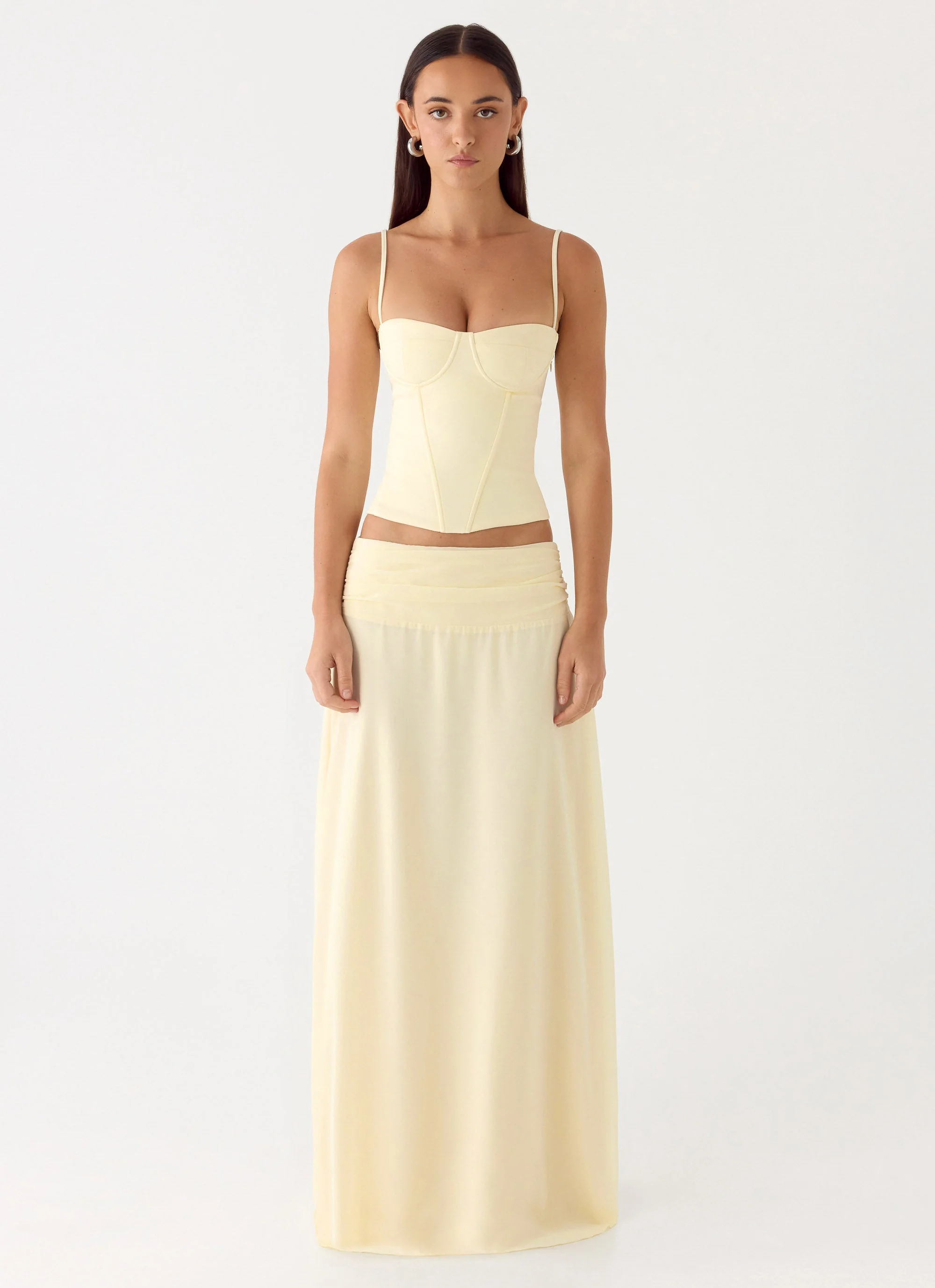 Tayana Corset Top - Yellow - Image 4