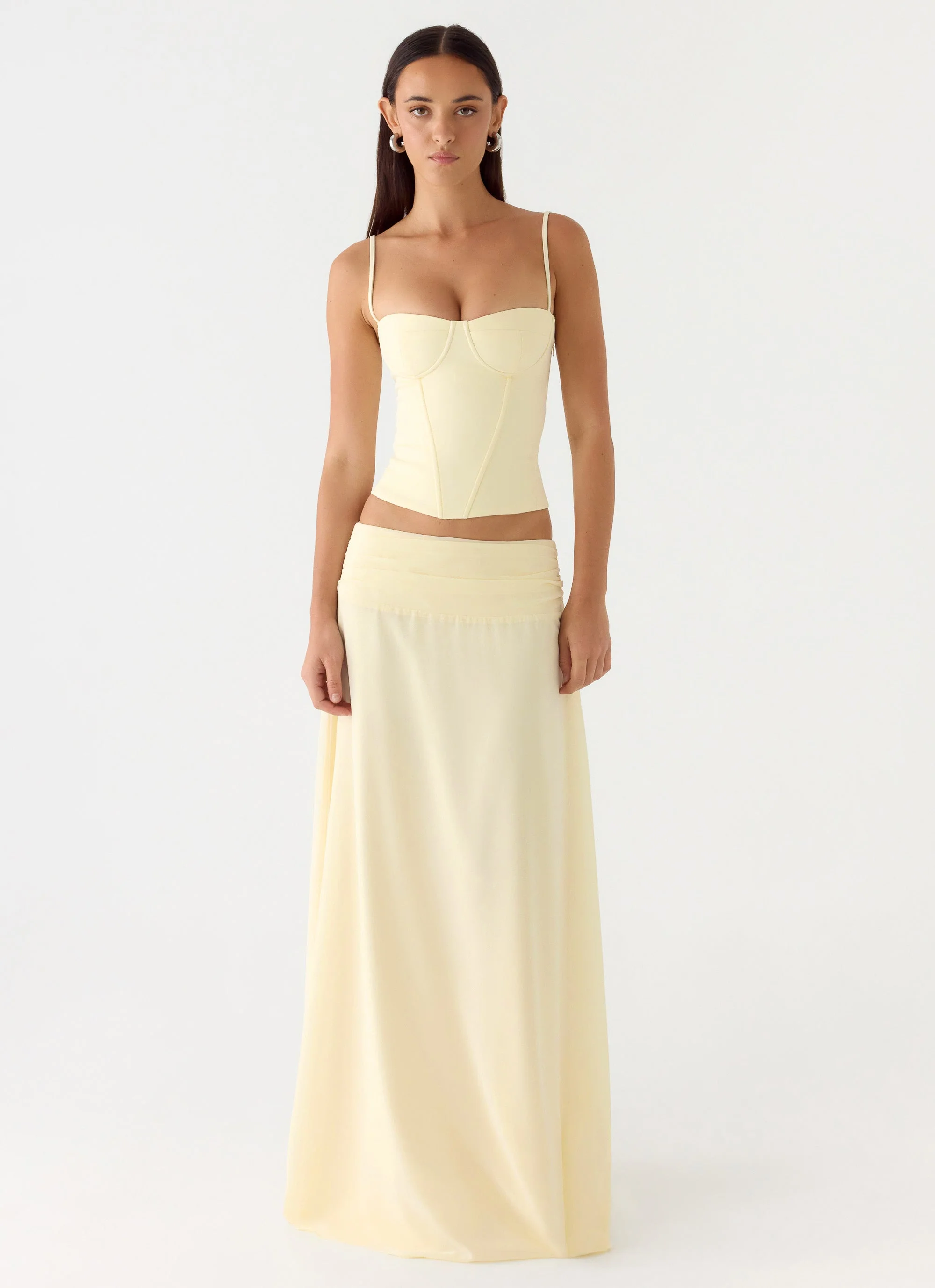 Tayana Corset Top - Yellow - Image 6