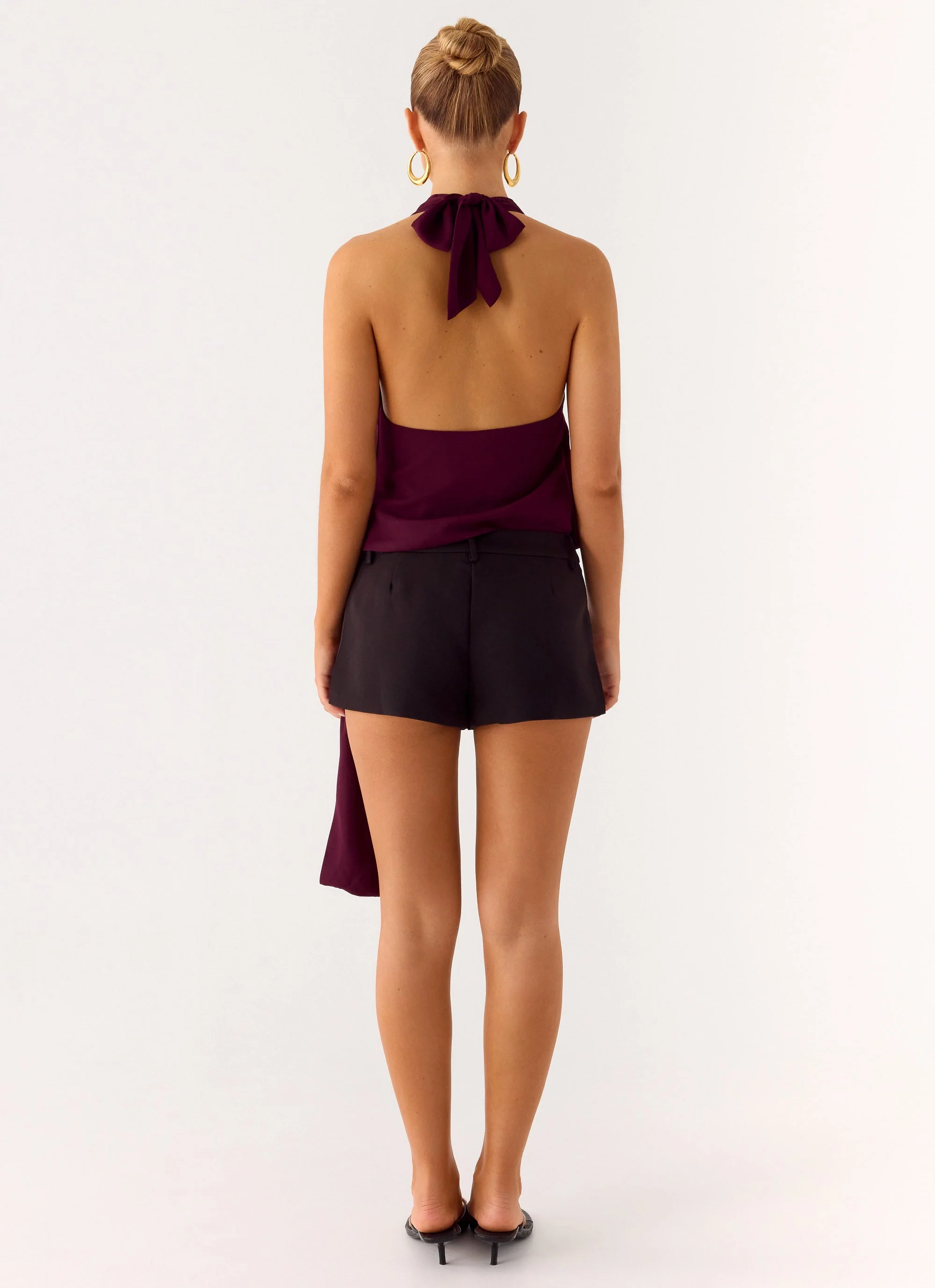 Teaha Wrap Top - Plum - Image 4