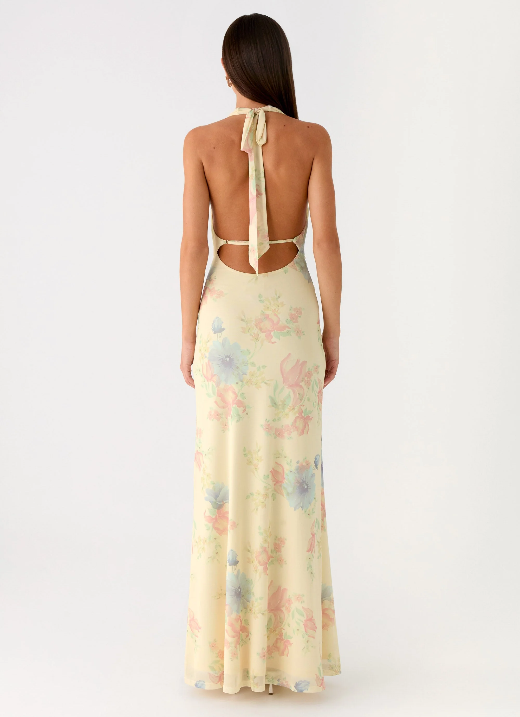Tedder Halter Maxi Dress - Spring Meadow - Image 2