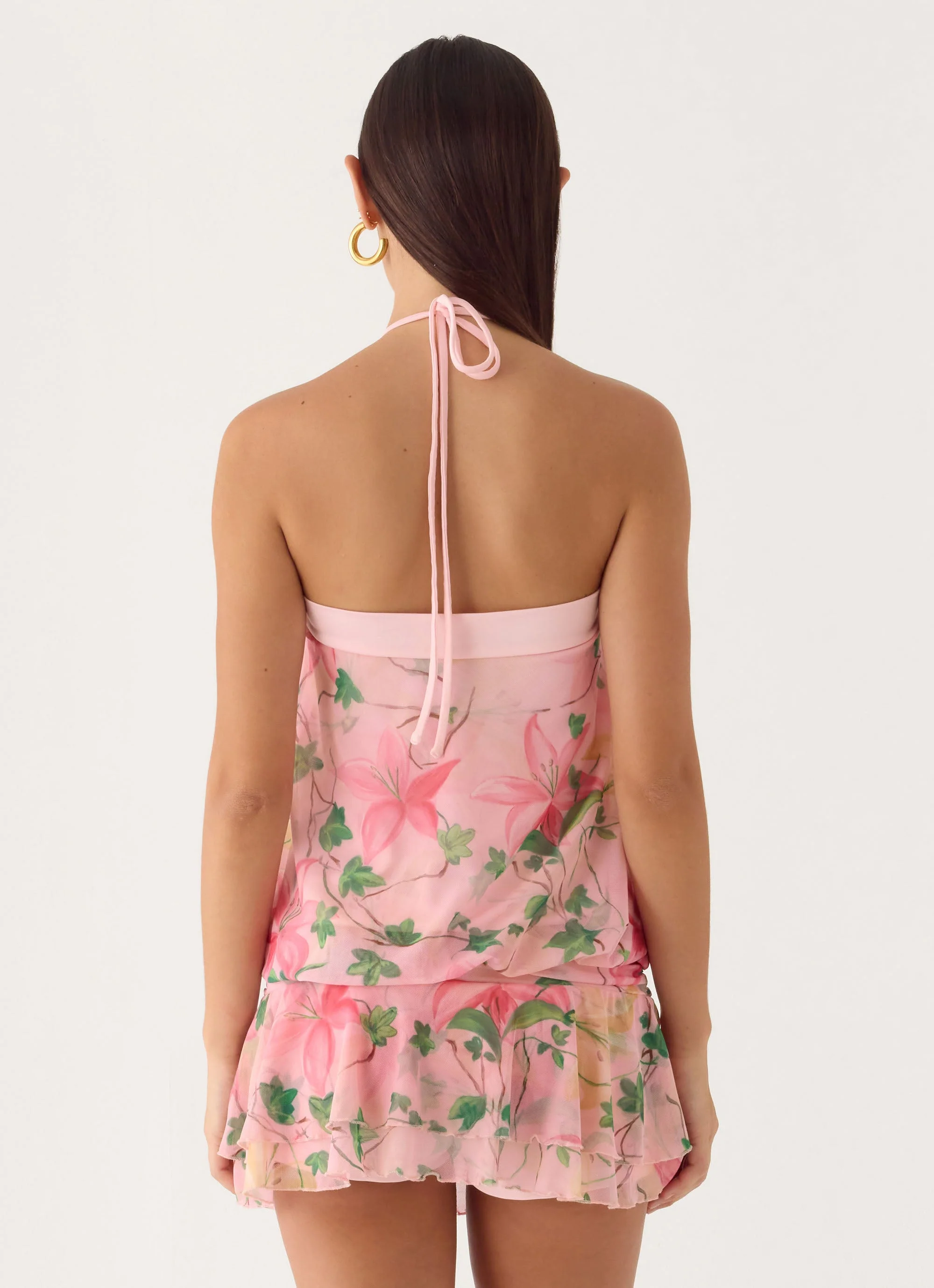 Telling You Mini Dress - Blooming Spring - Image 3