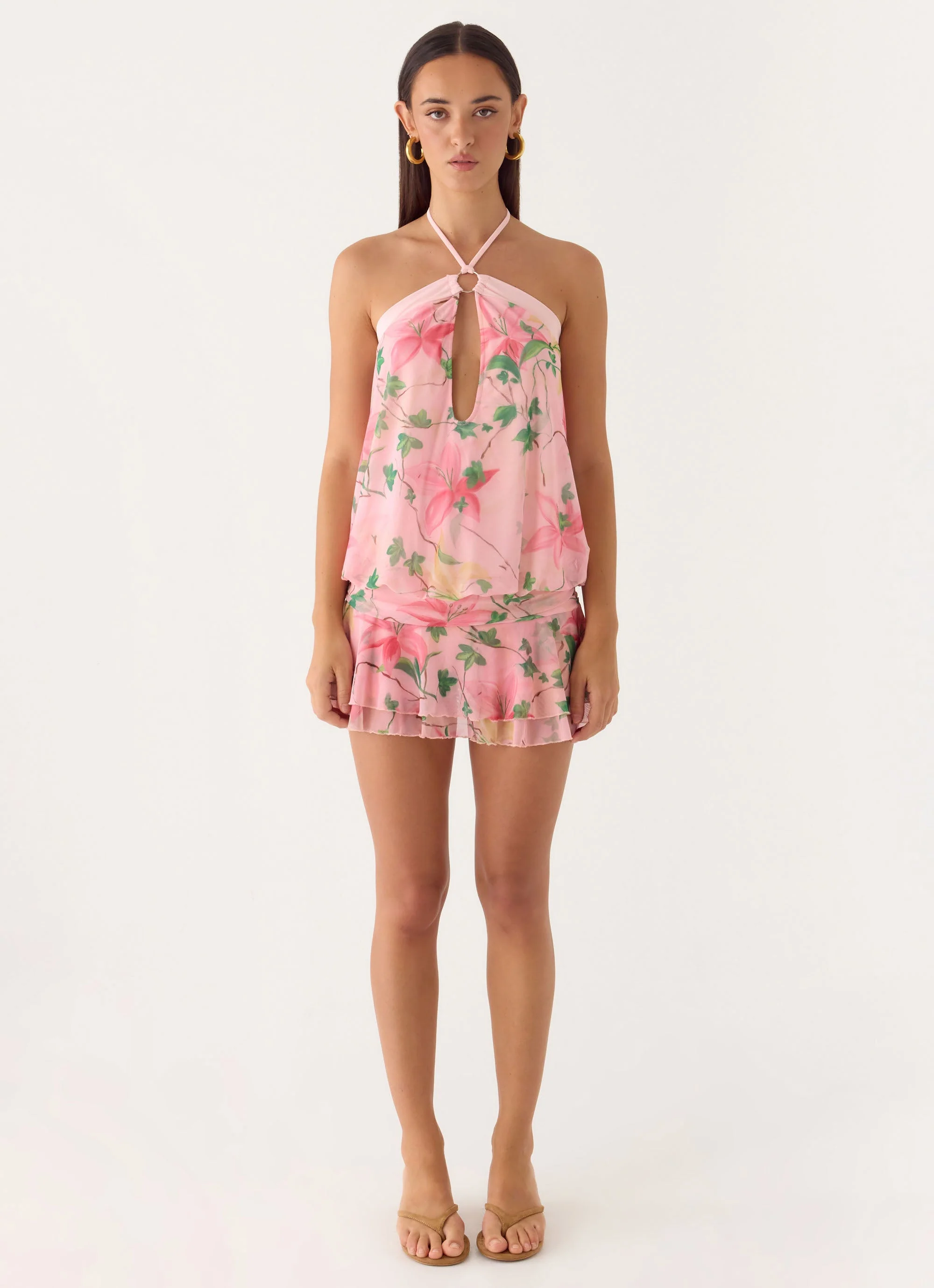 Telling You Mini Dress - Blooming Spring - Image 5