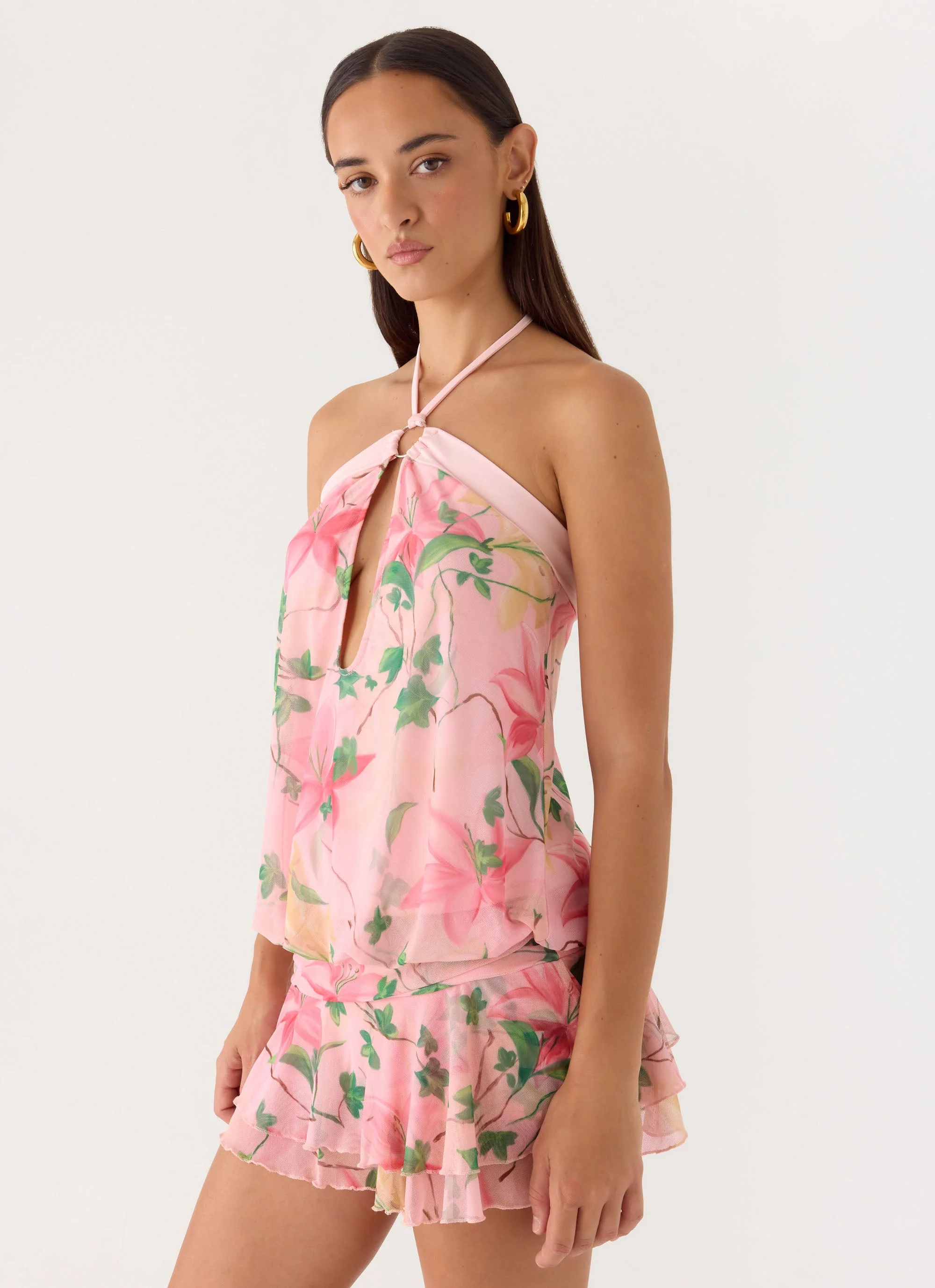 Telling You Mini Dress - Blooming Spring - Image 6