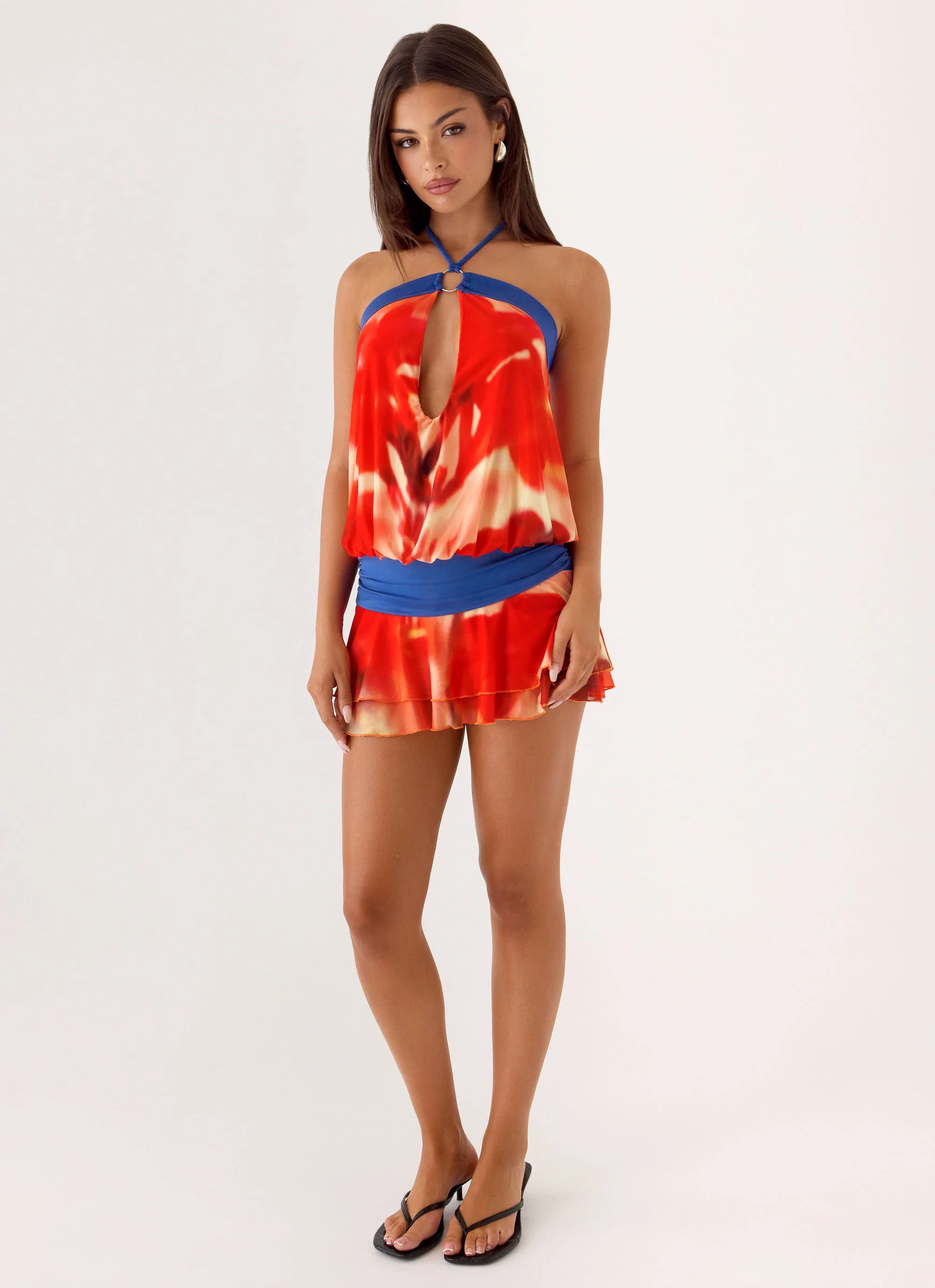 Telling You Mini Dress - Sunburnt Petal - Image 6