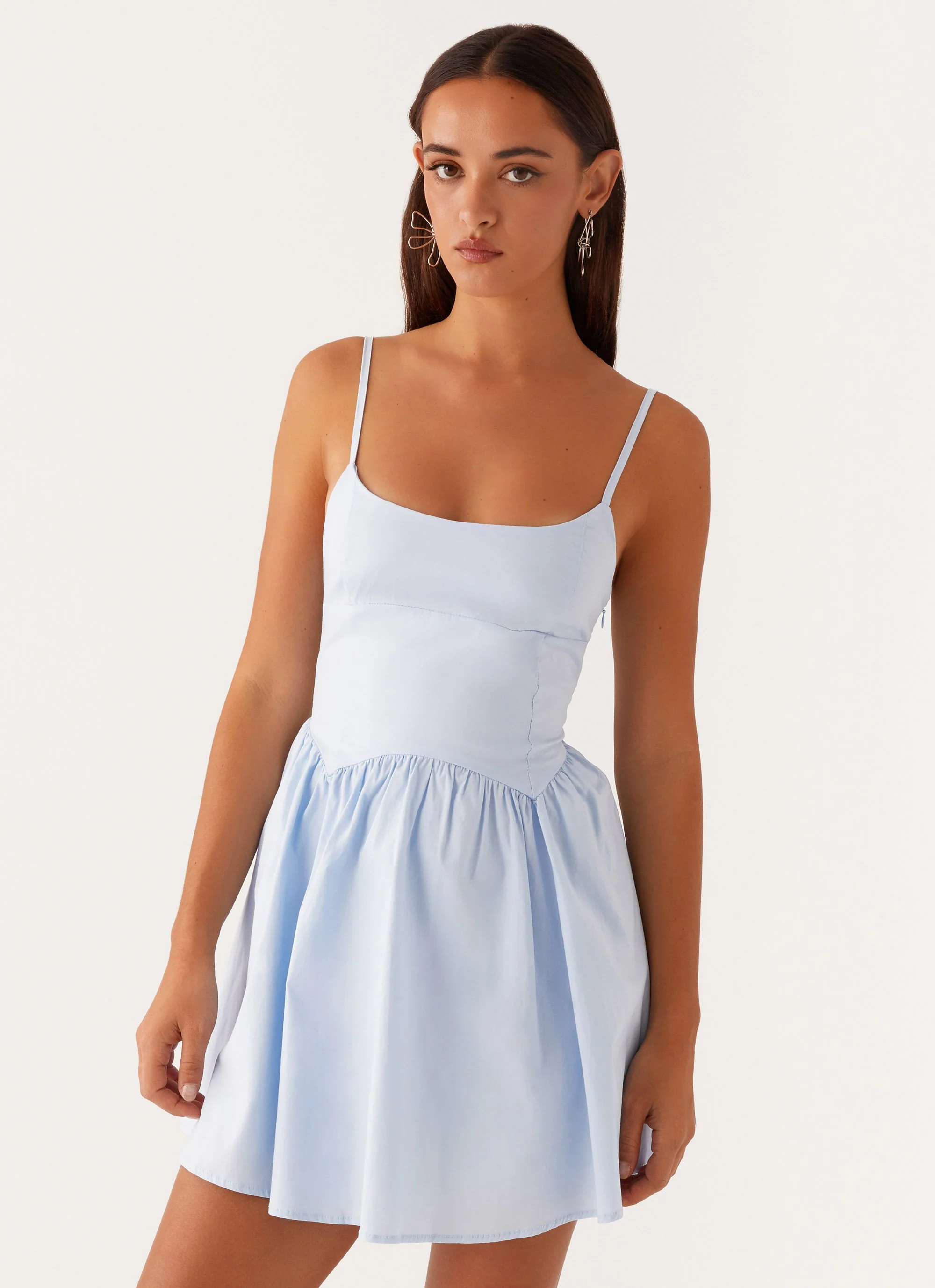 Tesoro Mio Mini Dress - Baby Blue - Image 6
