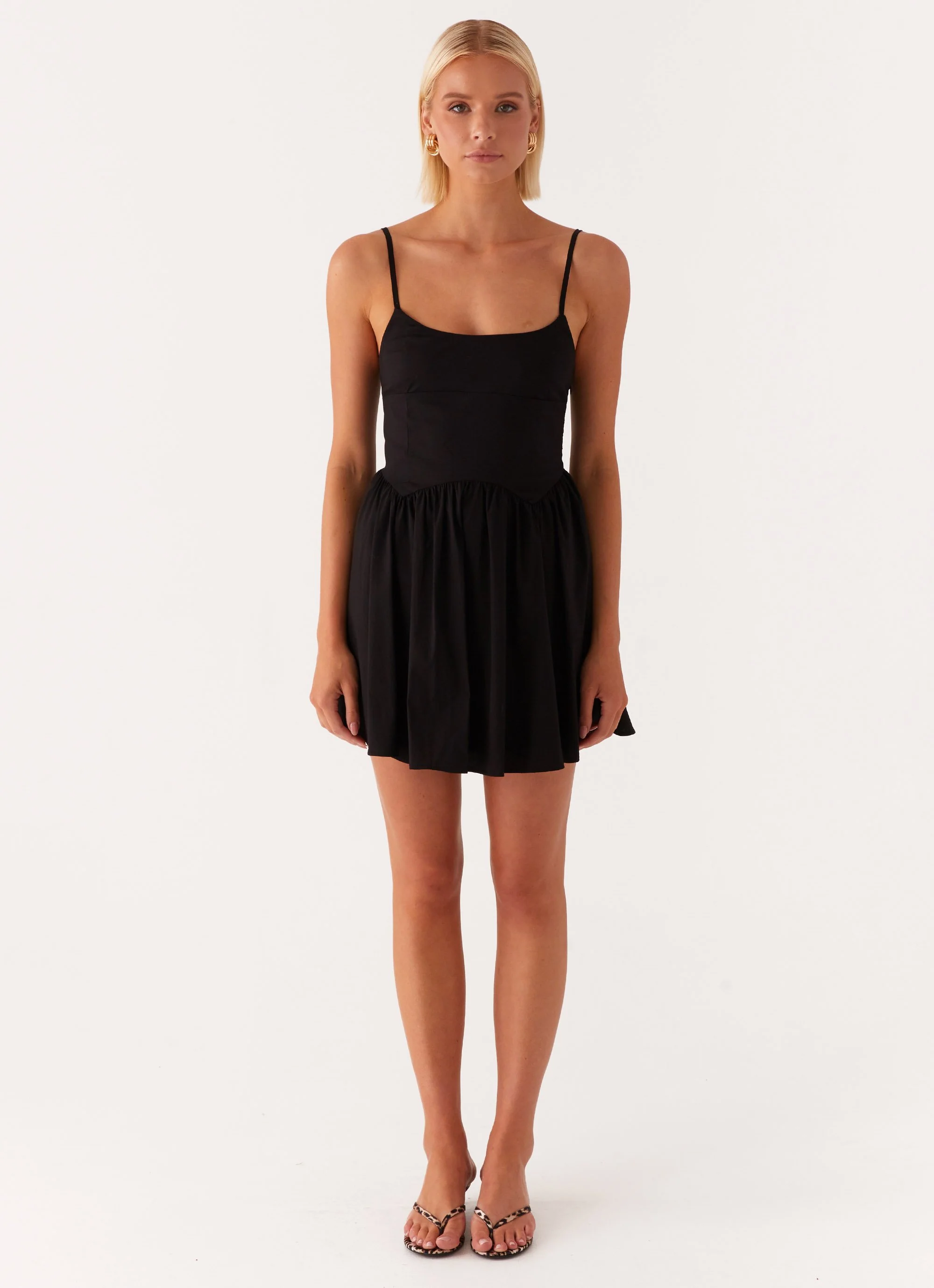 Tesoro Mio Mini Dress - Black - Image 2