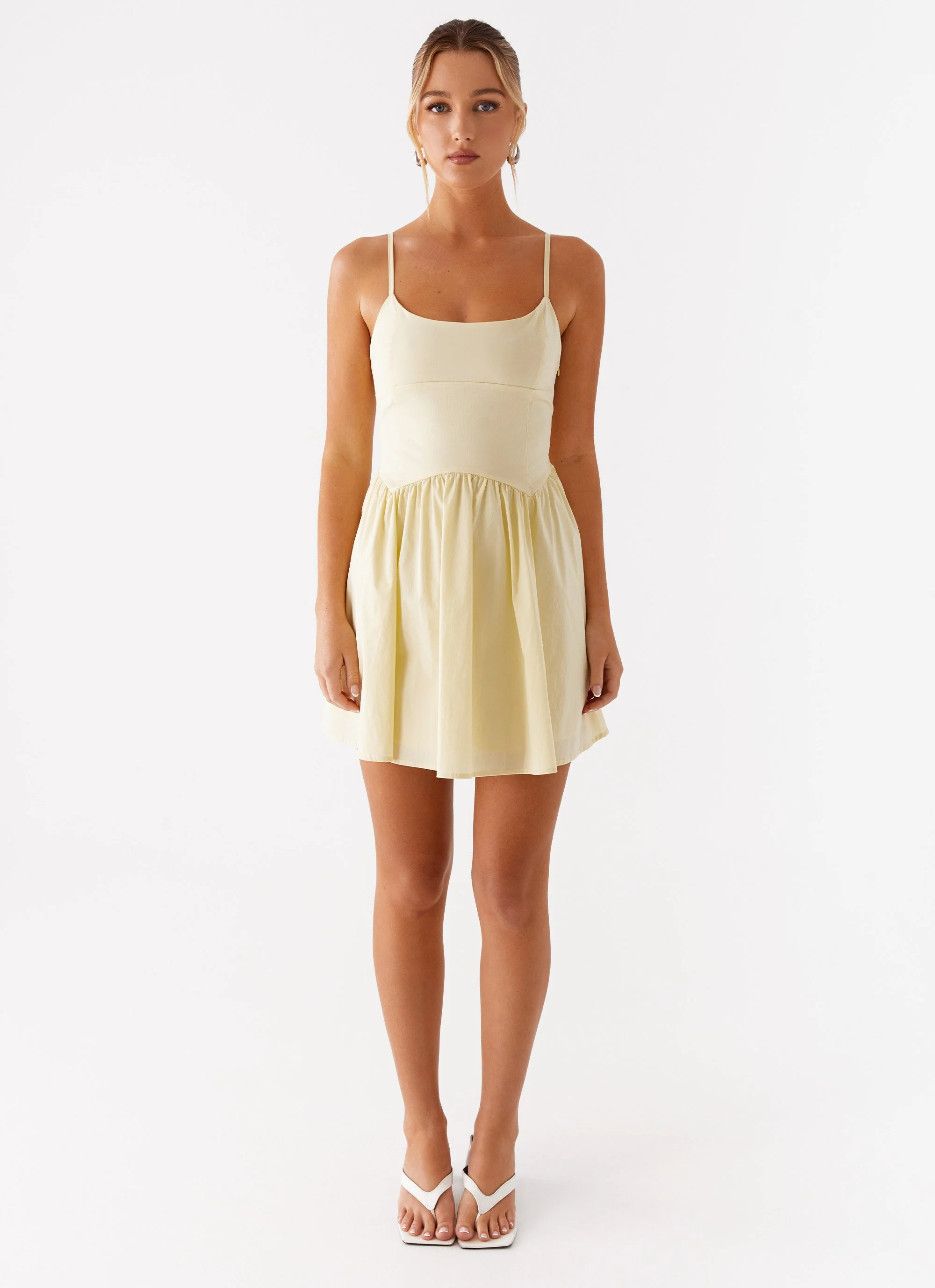 Tesoro Mio Mini Dress - Yellow - Image 2