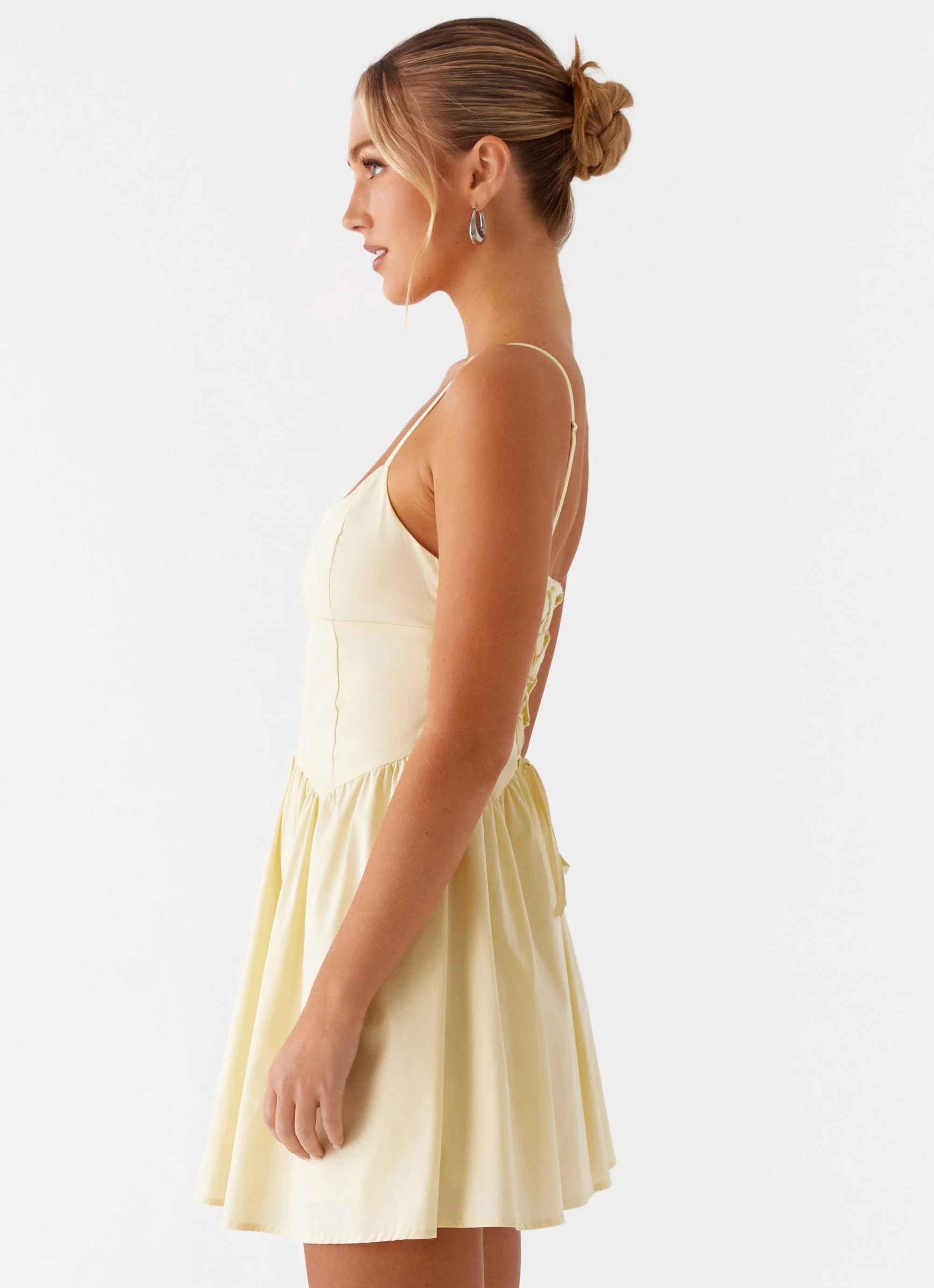 Tesoro Mio Mini Dress - Yellow - Image 3