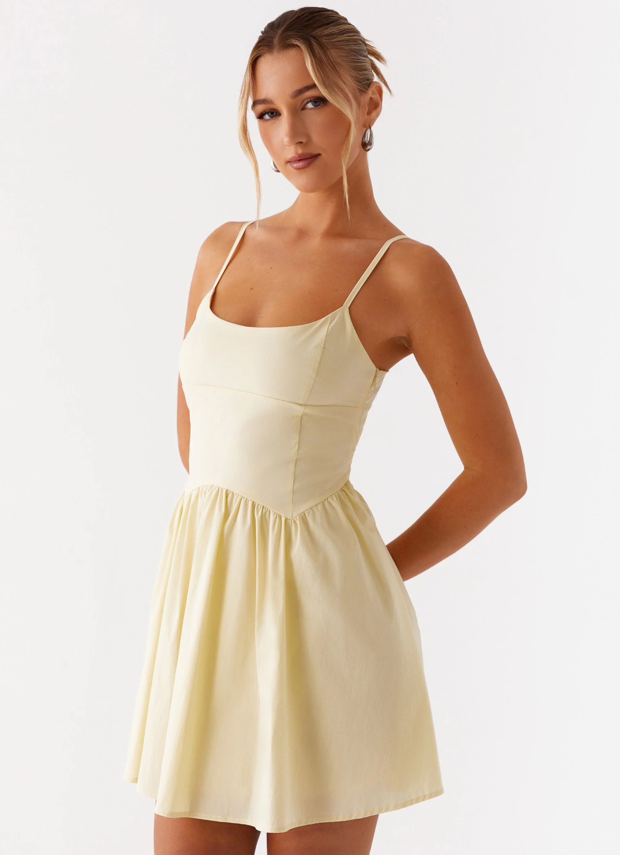 Tesoro Mio Mini Dress - Yellow - Image 5