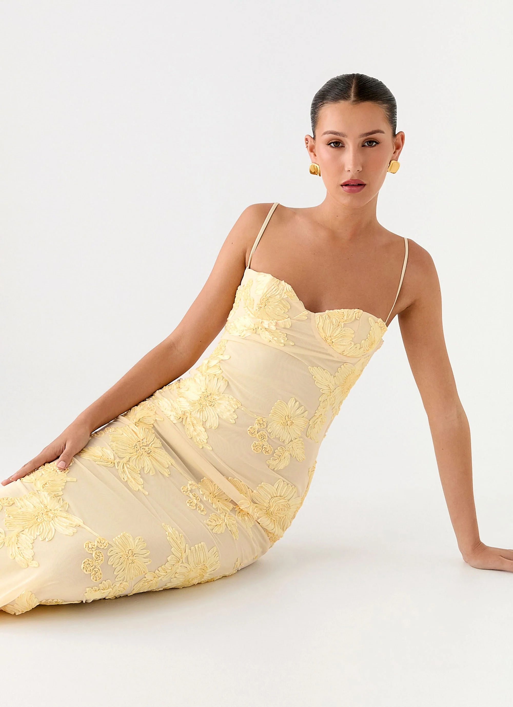 That Girl Maxi Dress - Lemon - Image 6