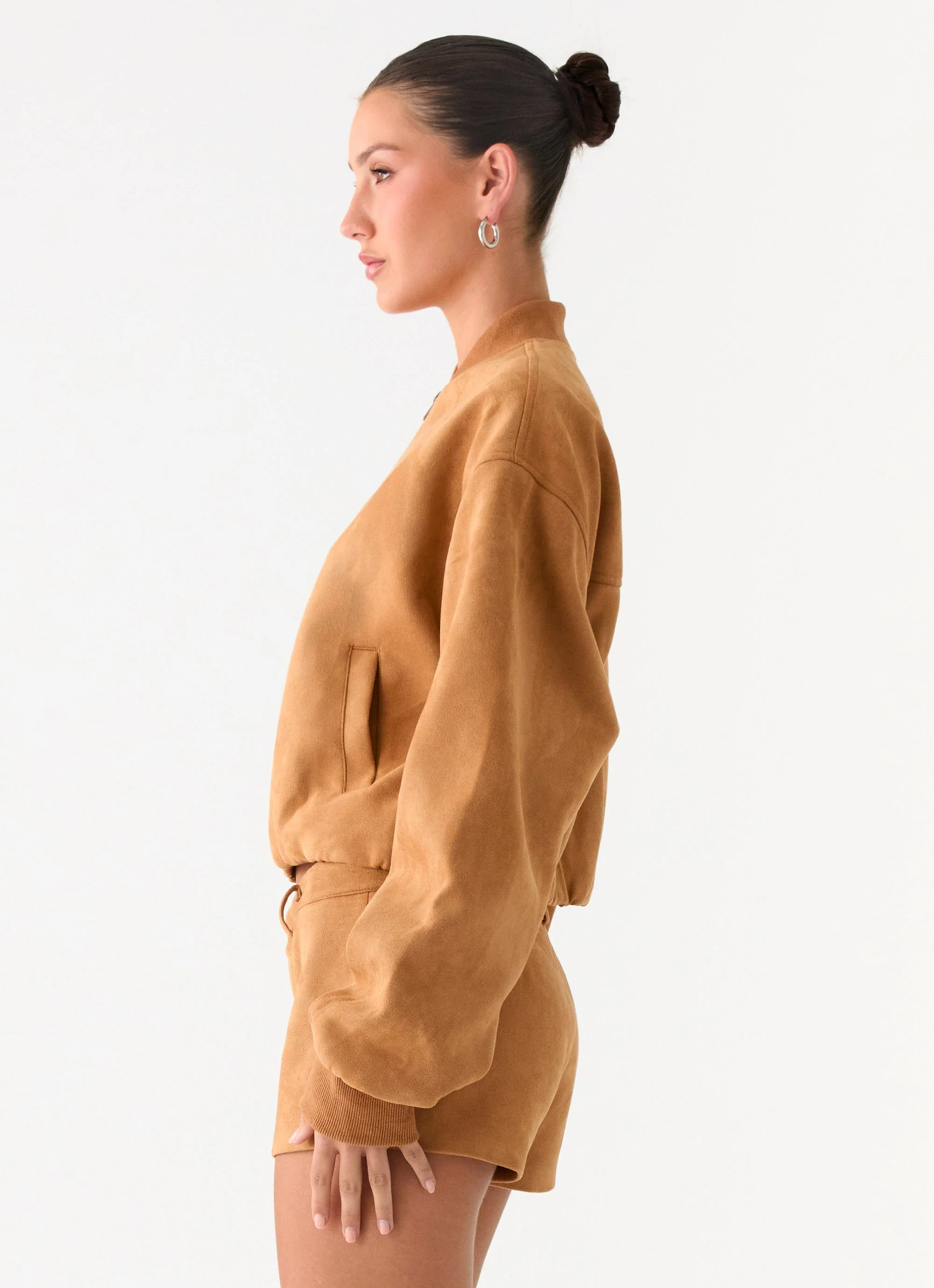 Thats Chill Bomber Jacket - Brown - Image 2