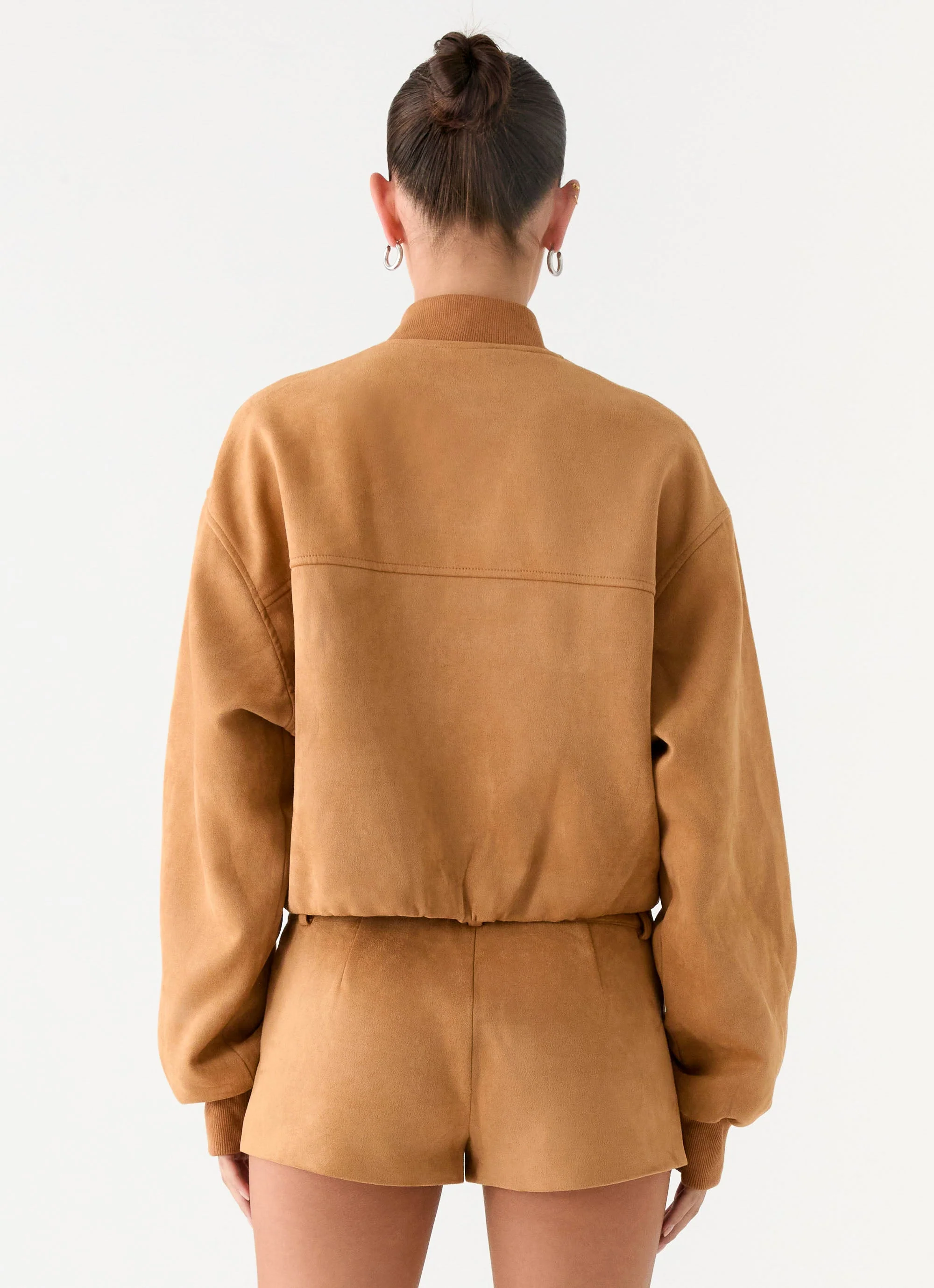 Thats Chill Bomber Jacket - Brown - Image 3