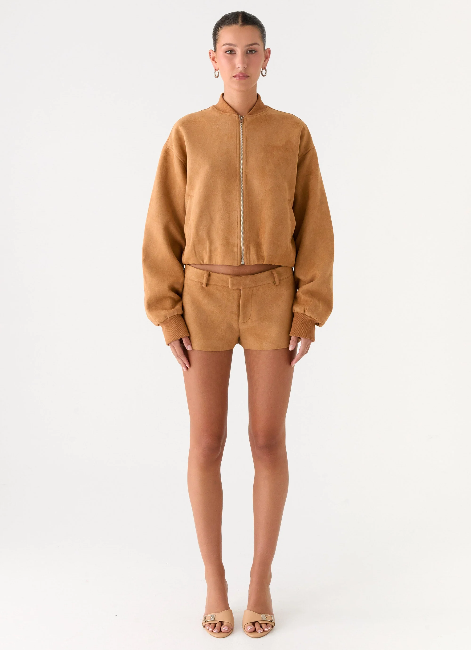 Thats Chill Bomber Jacket - Brown - Image 4