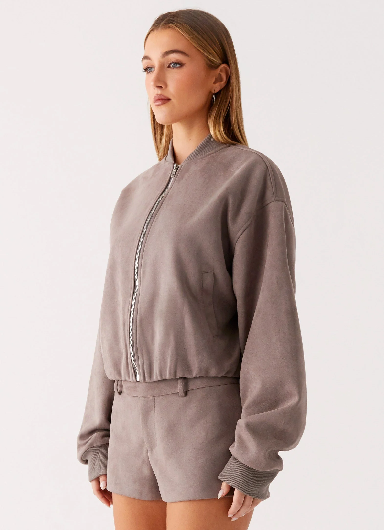 Thats Chill Bomber Jacket - Grey - Image 2