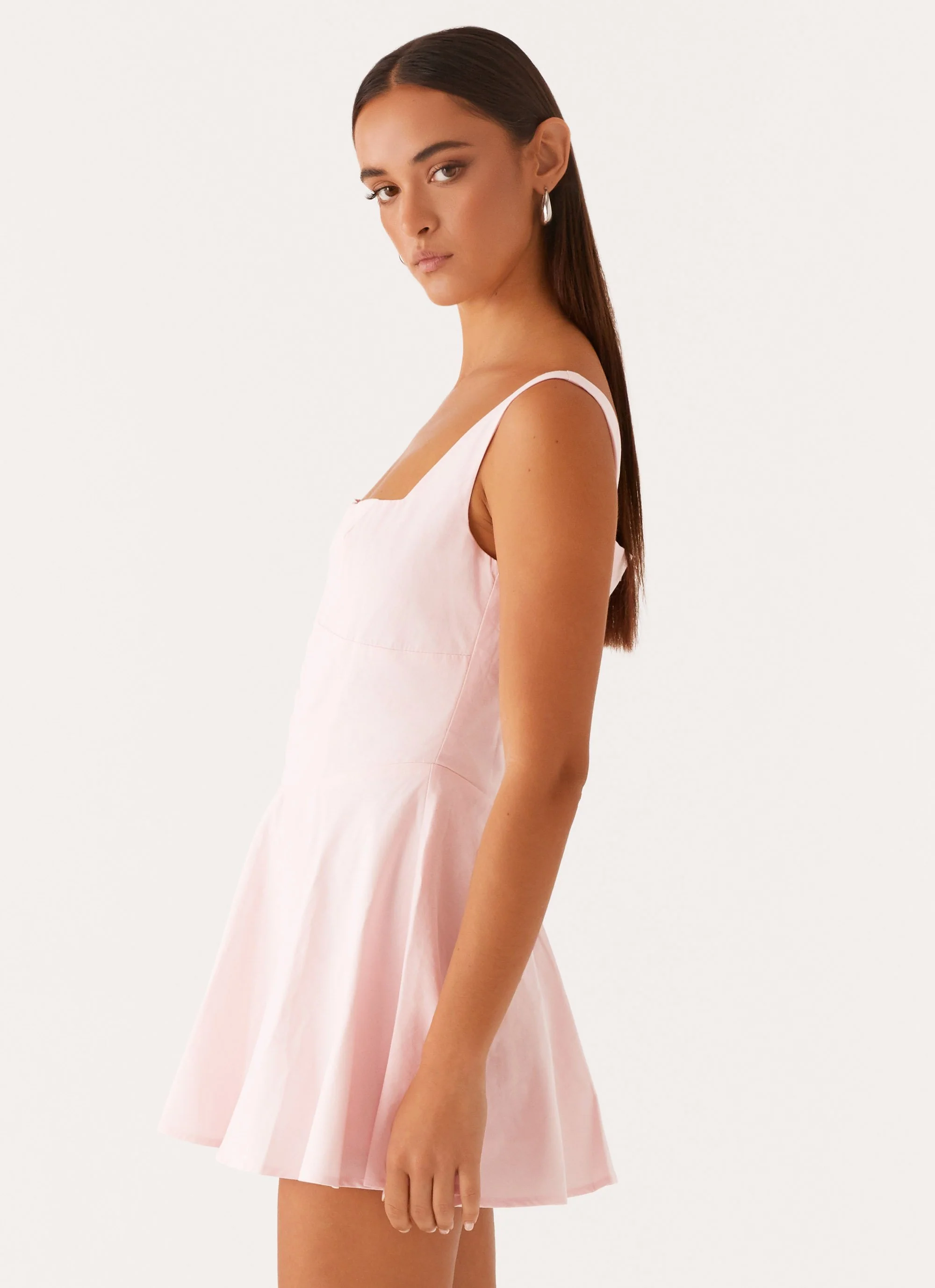 The Isle Mini Dress - Pink - Image 3