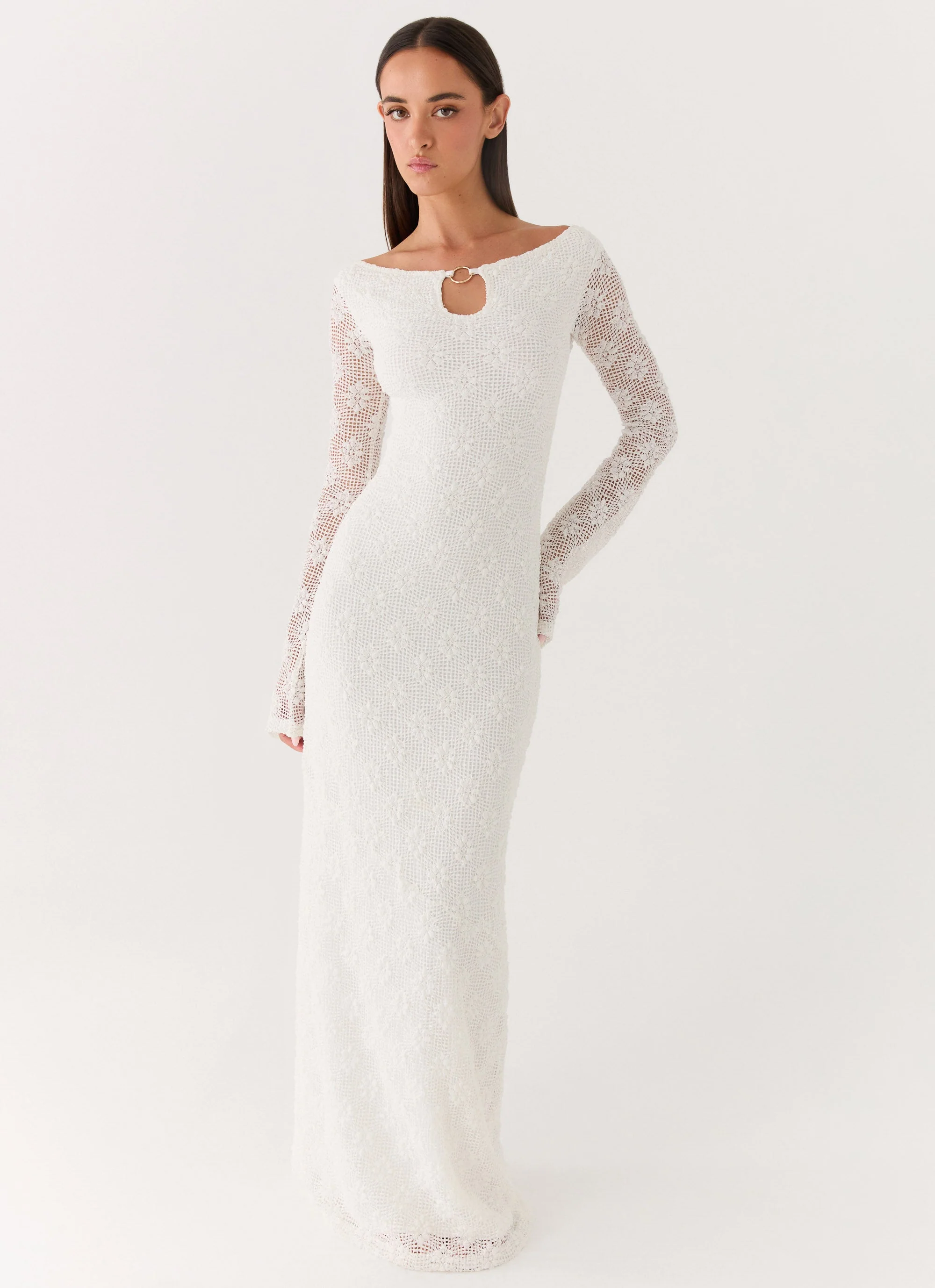 Theresea Maxi Dress - White - Image 4