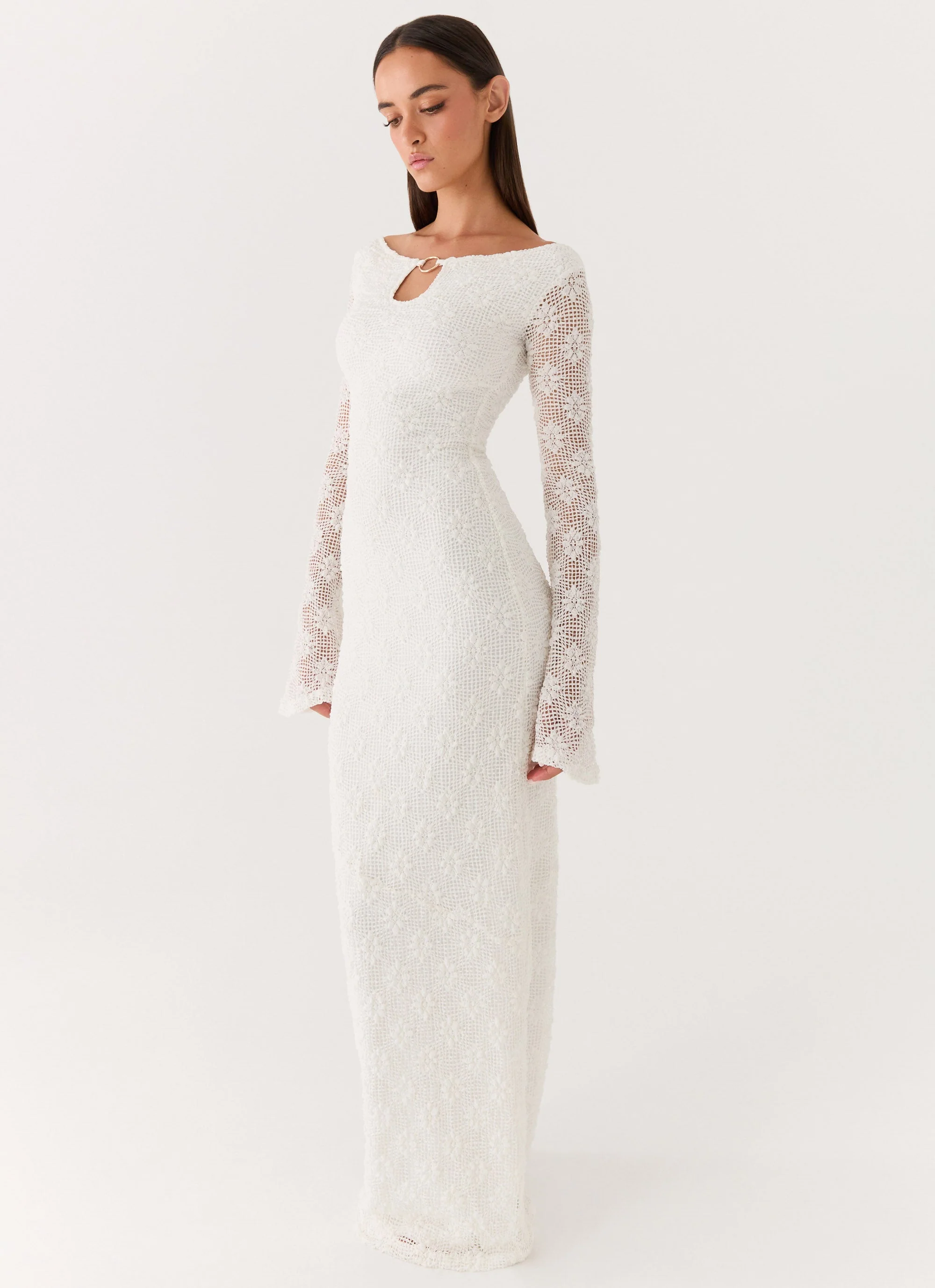 Theresea Maxi Dress - White - Image 6