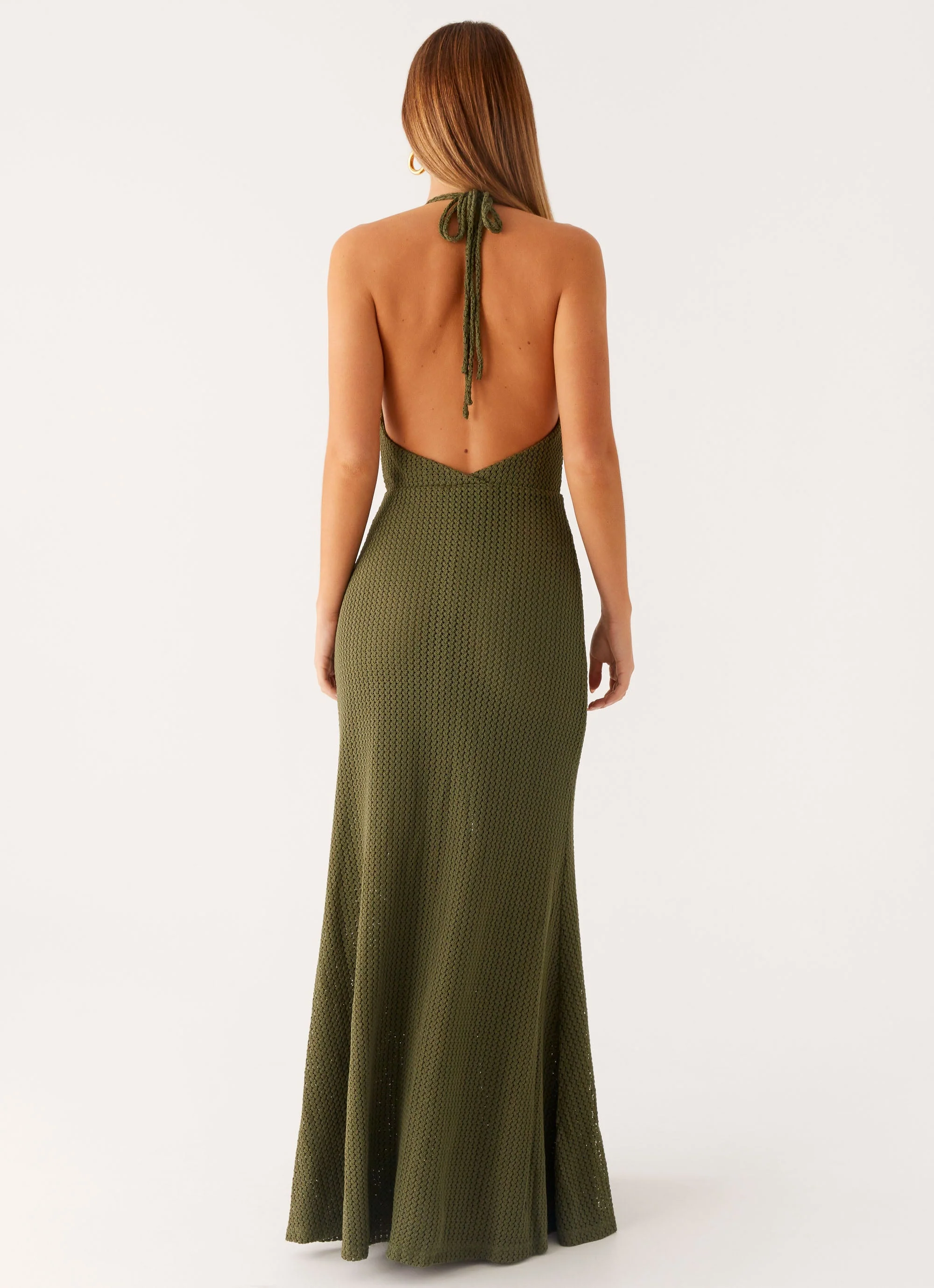 Thora Maxi Dress - Olive - Image 4