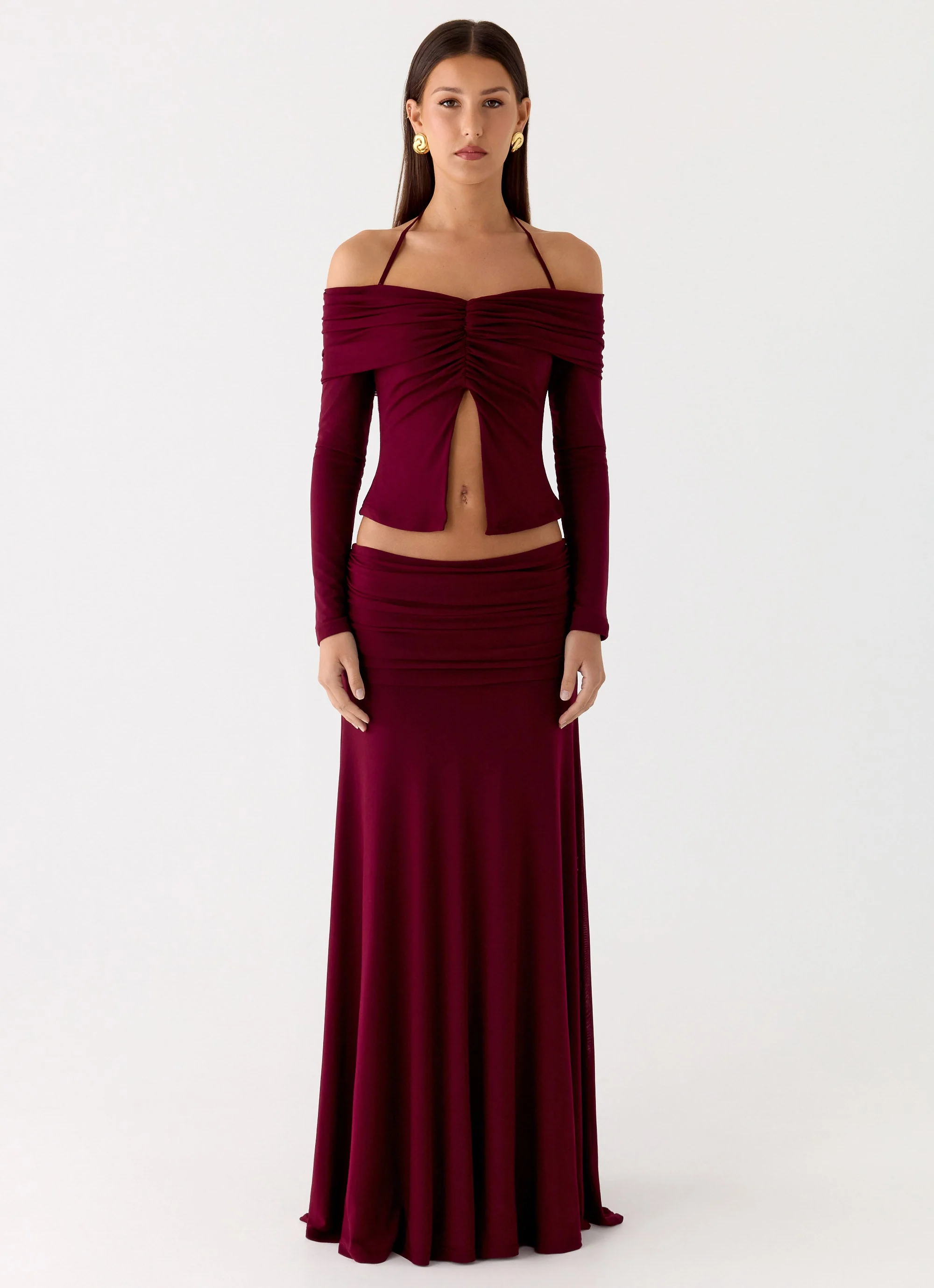 Thorness Long Sleeve Top - Plum - Image 2