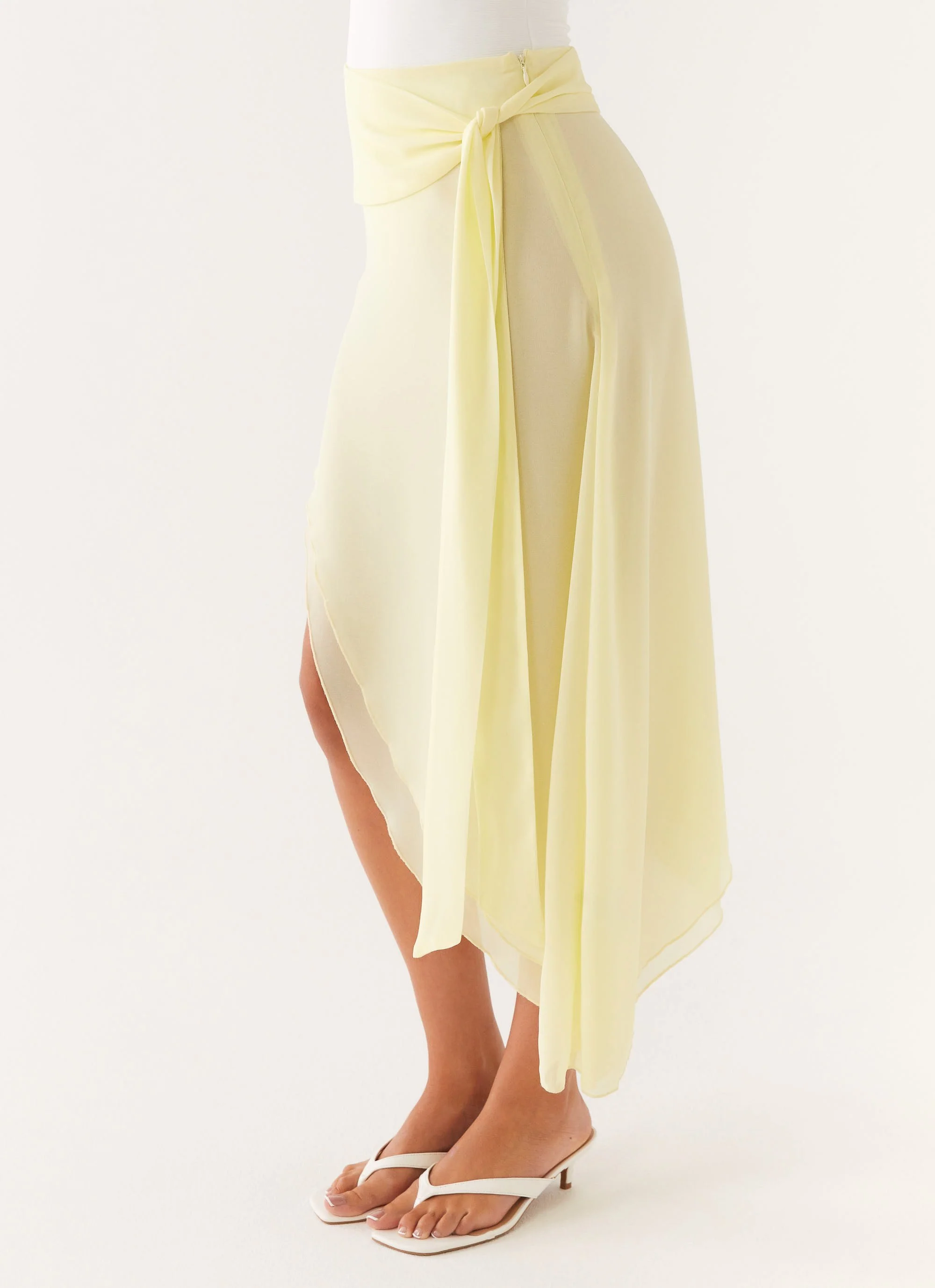 Tilly Swim Skirt - Pastel Yellow - Image 2