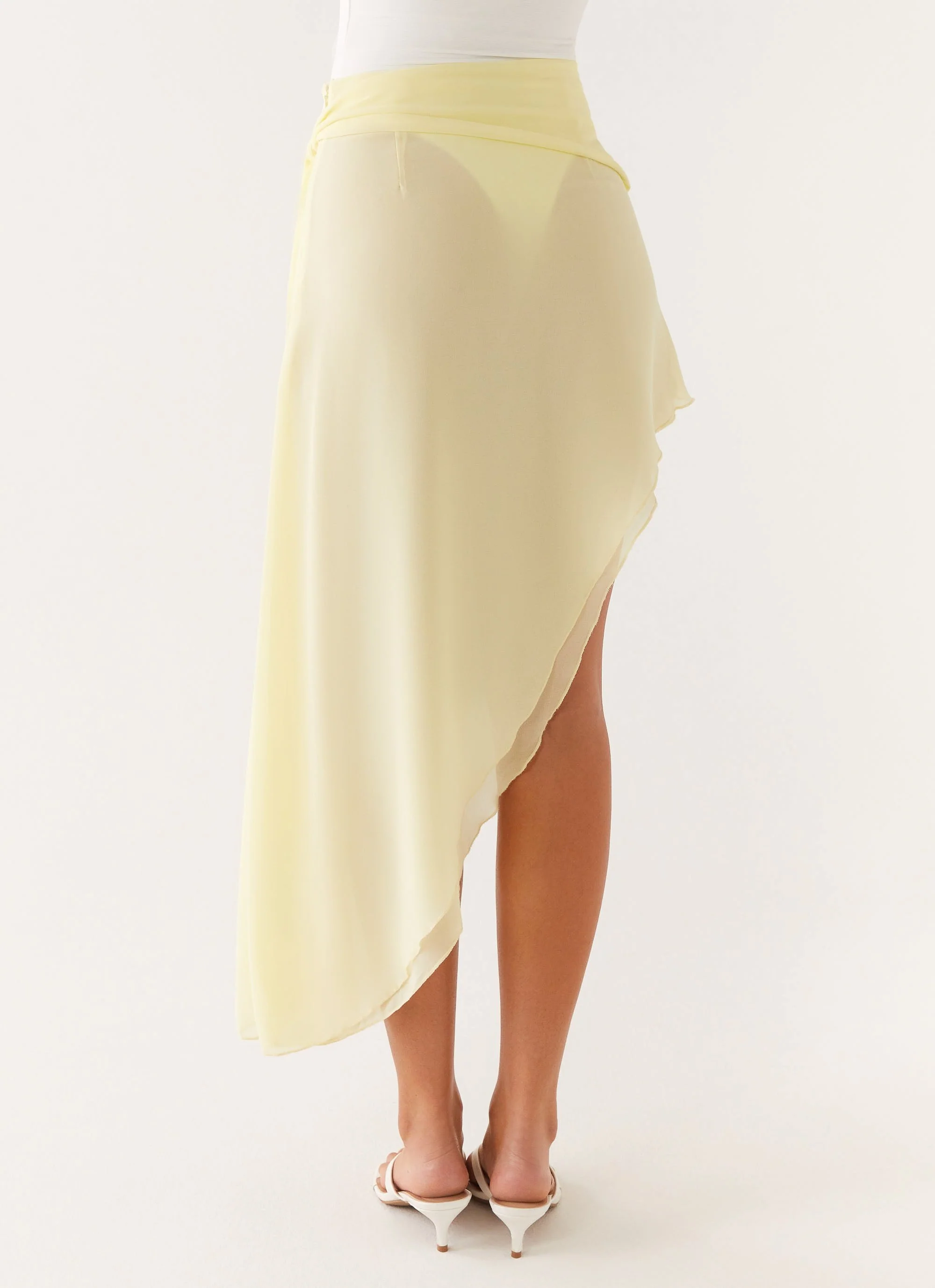 Tilly Swim Skirt - Pastel Yellow - Image 3