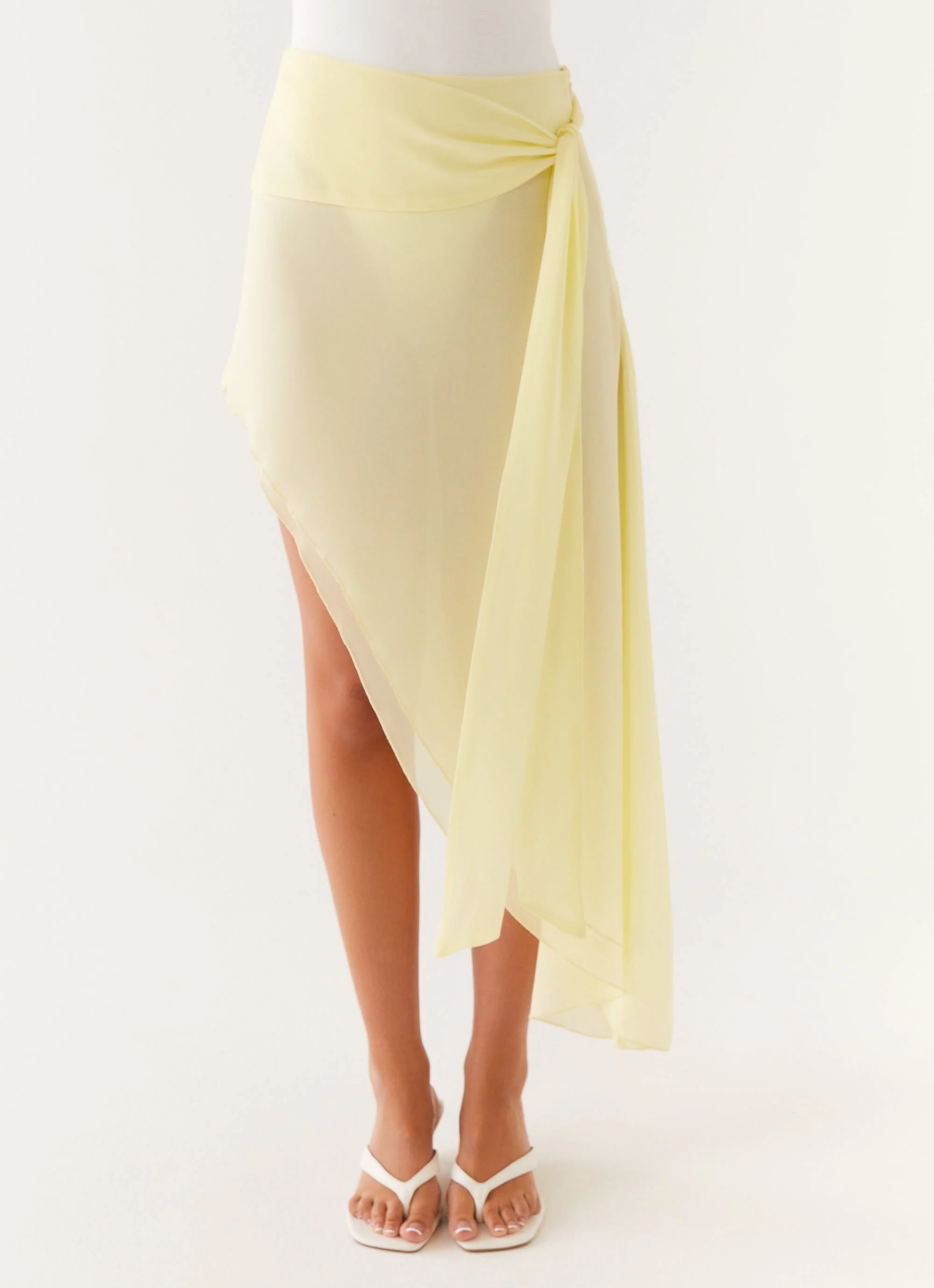 Tilly Swim Skirt - Pastel Yellow - Image 4