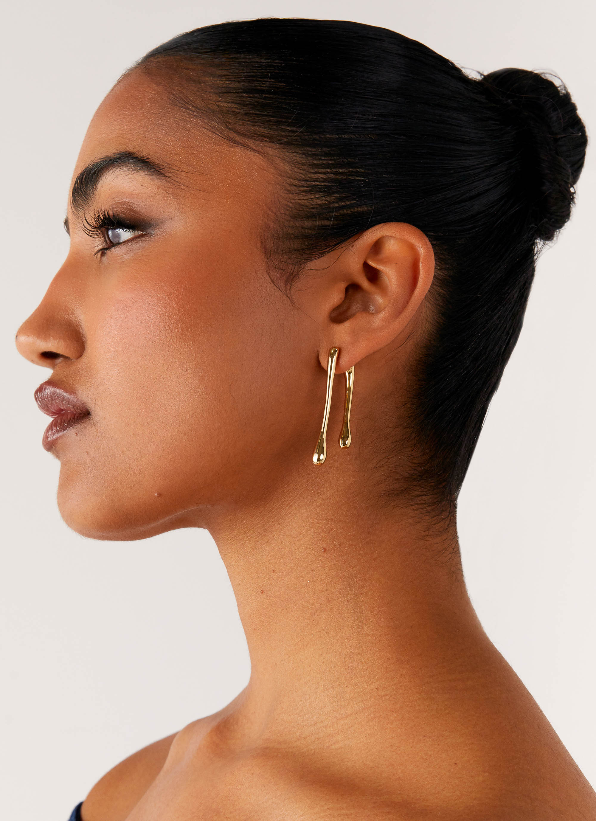 Titus Earrings - Gold - Image 2