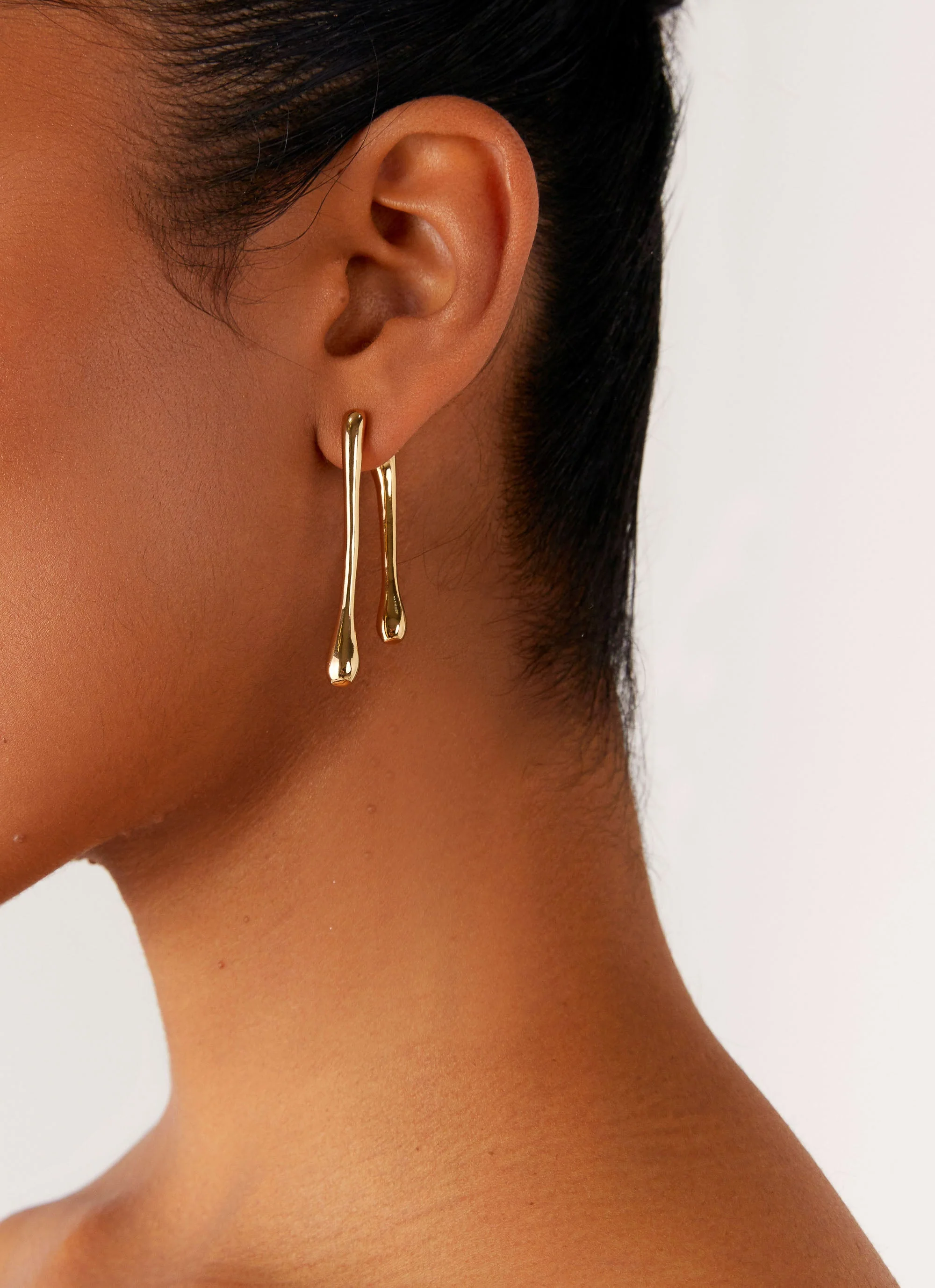 Titus Earrings - Gold - Image 3