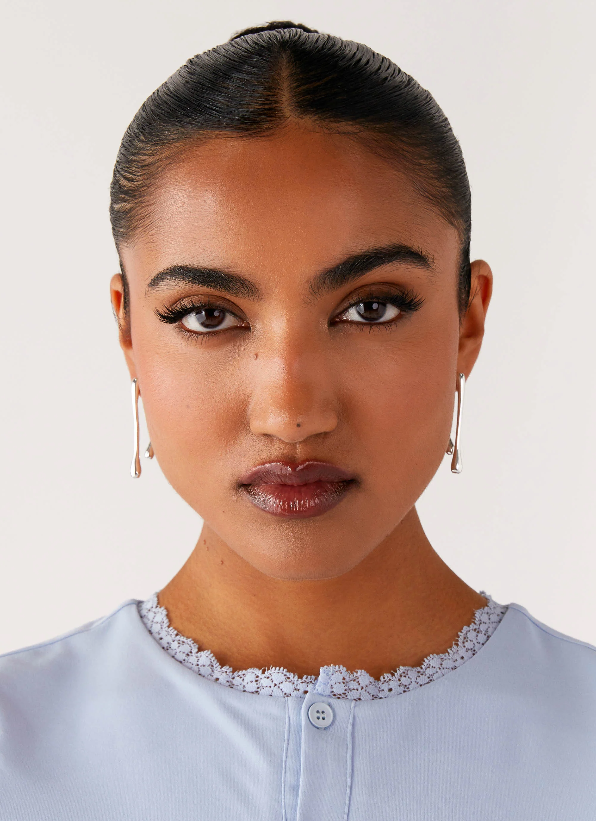 Titus Earrings - Silver - Image 4