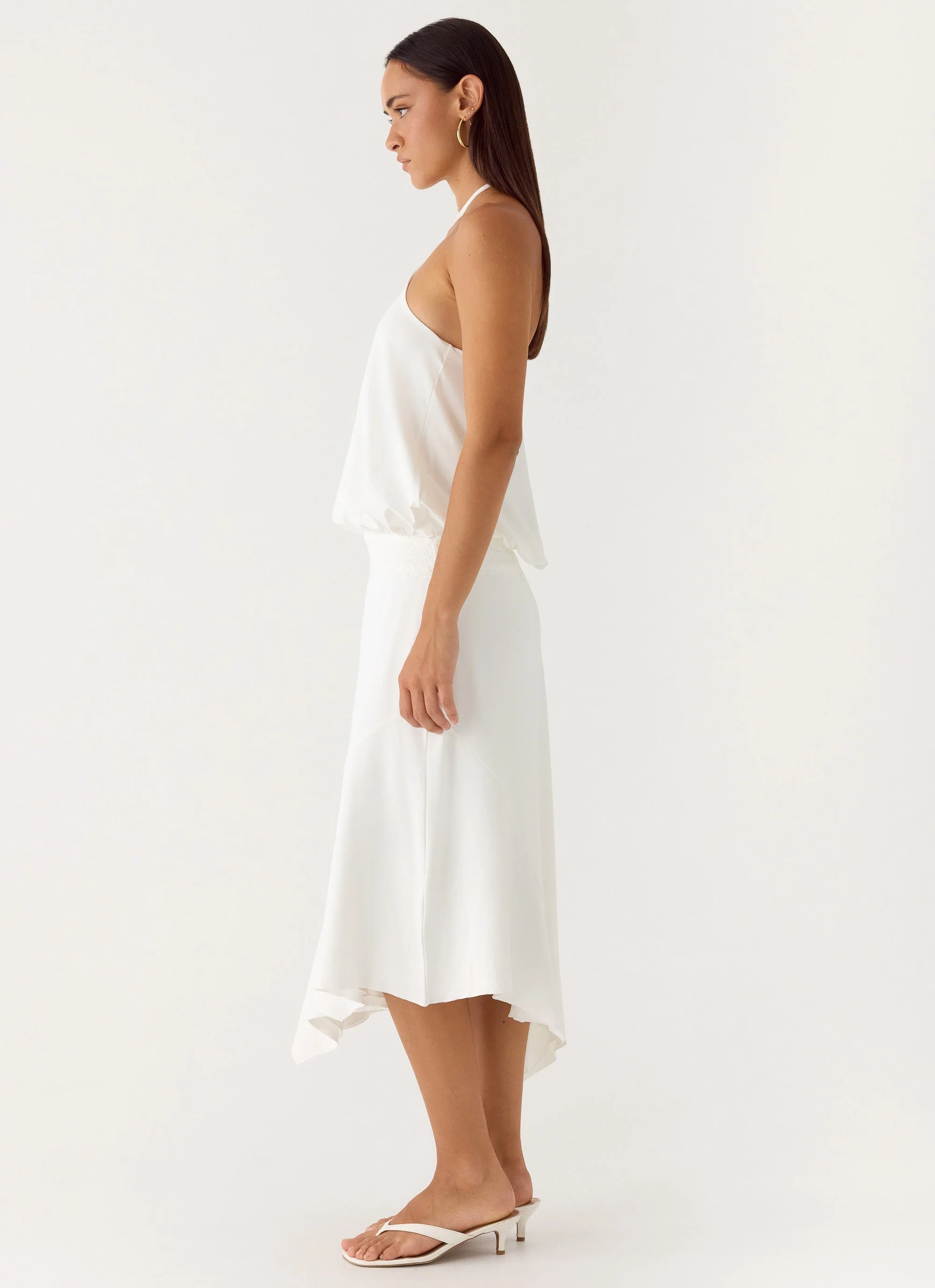 To The Girls Midi Dress - White - Image 2