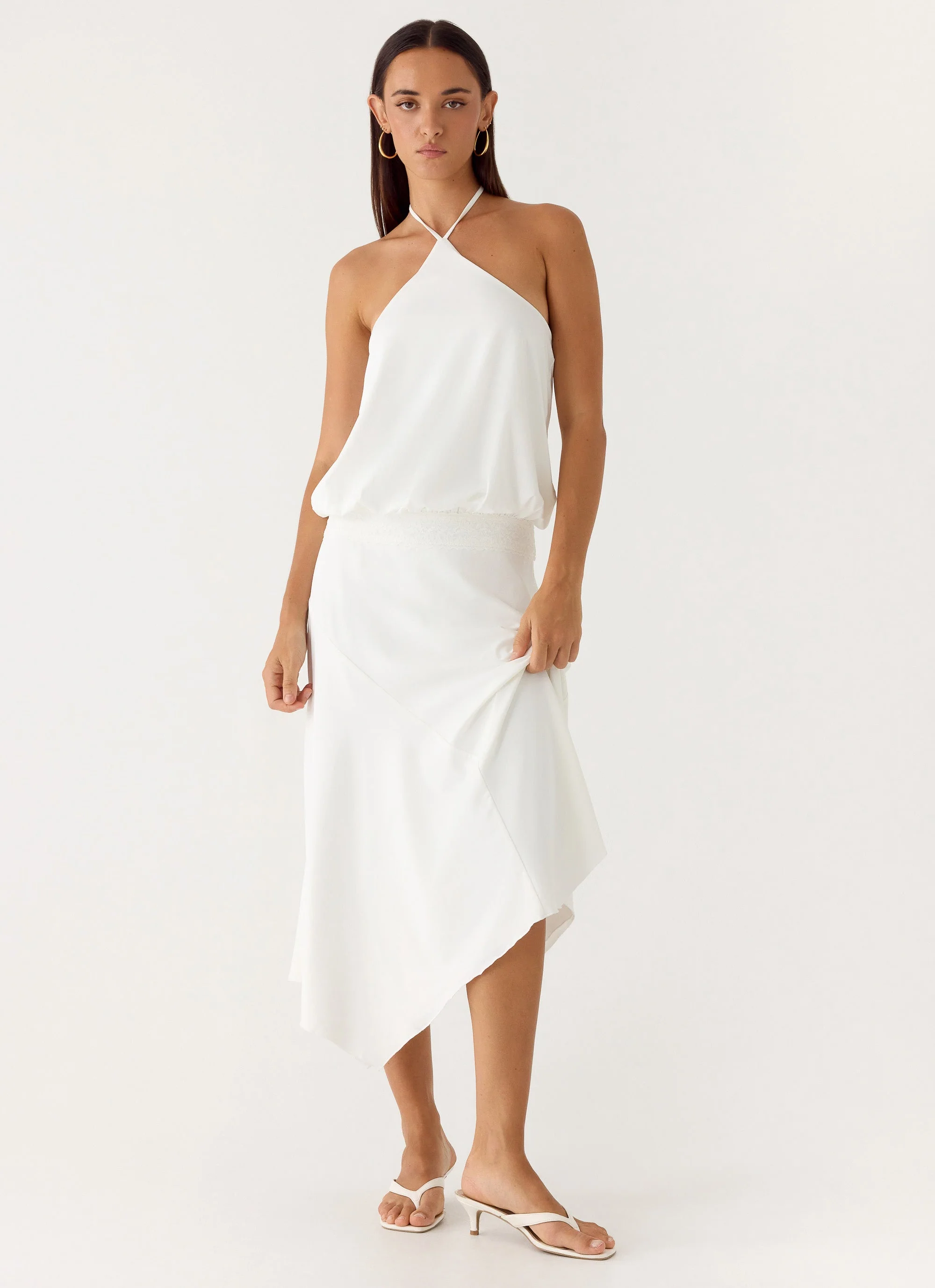 To The Girls Midi Dress - White - Image 4
