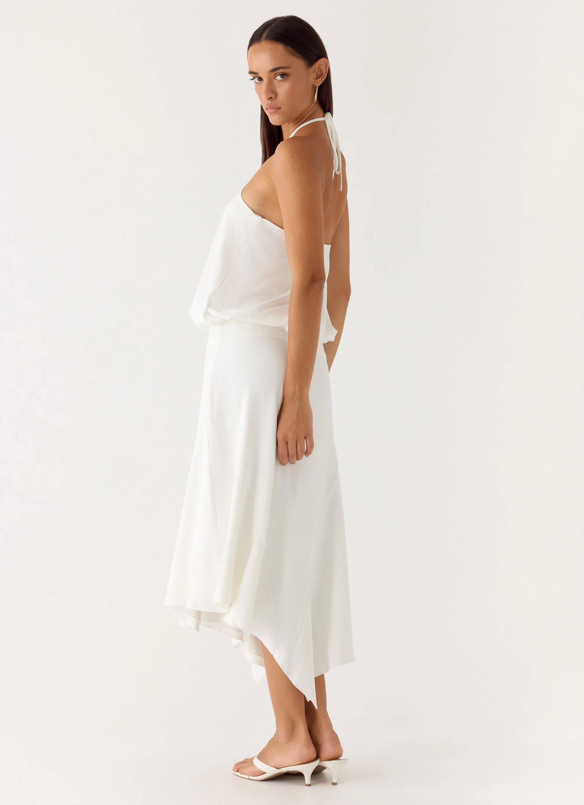 To The Girls Midi Dress - White - Image 5
