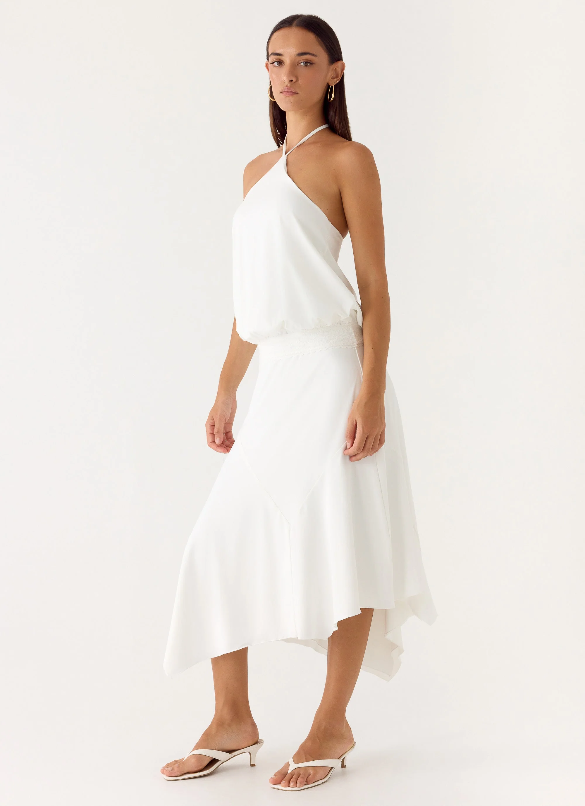 To The Girls Midi Dress - White - Image 6