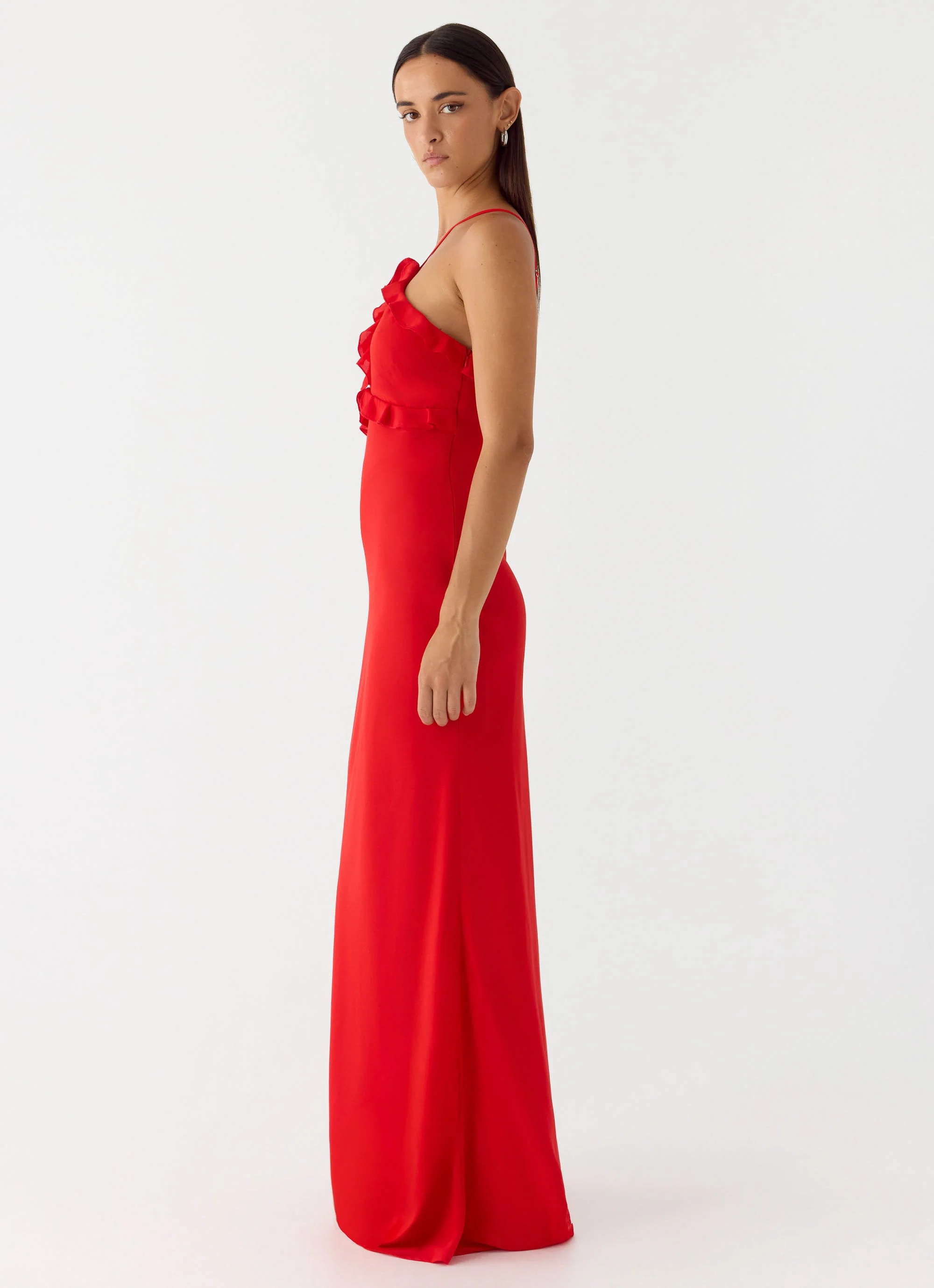 Trieste Maxi Dress - Red - Image 2