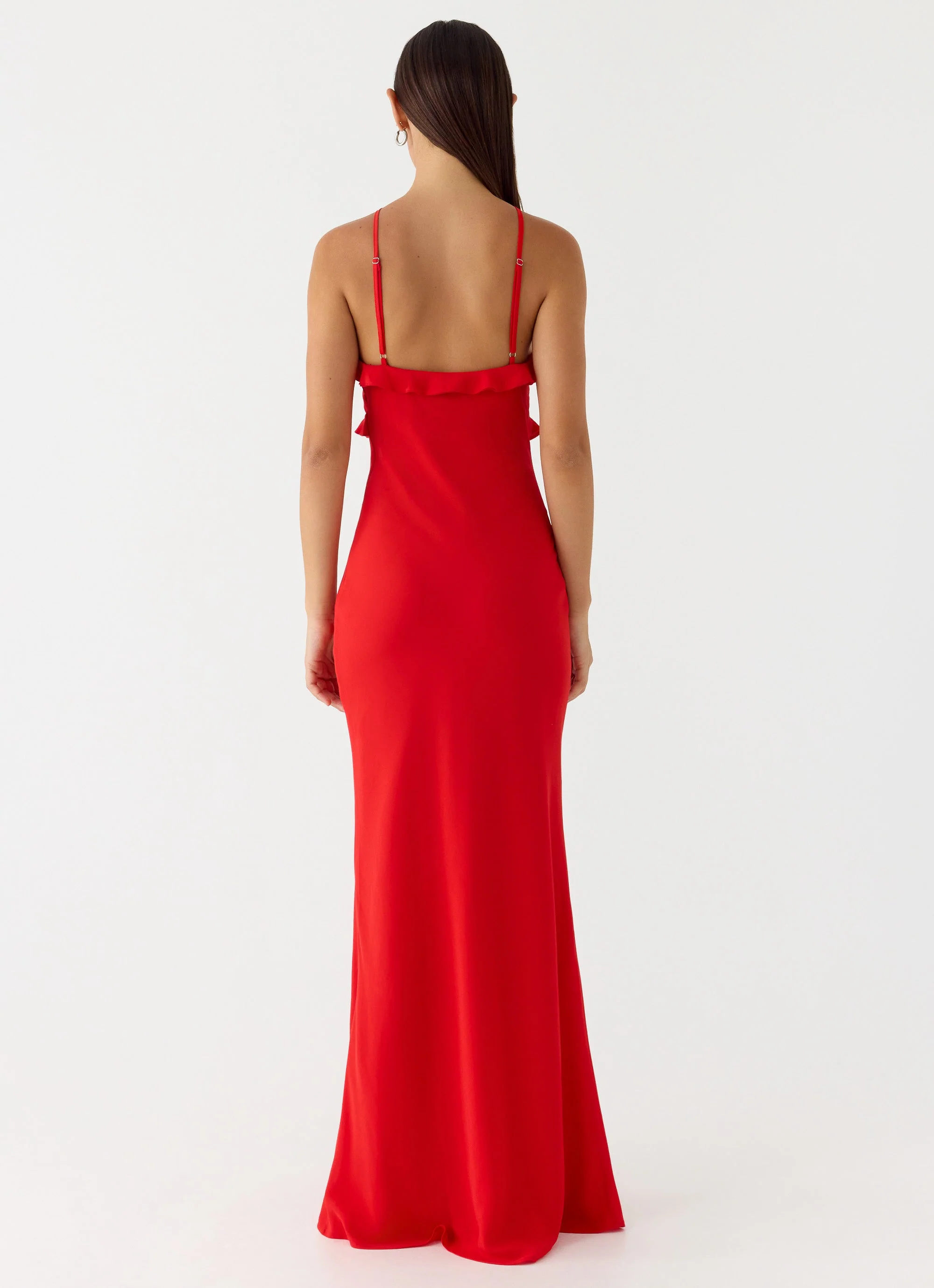 Trieste Maxi Dress - Red - Image 3