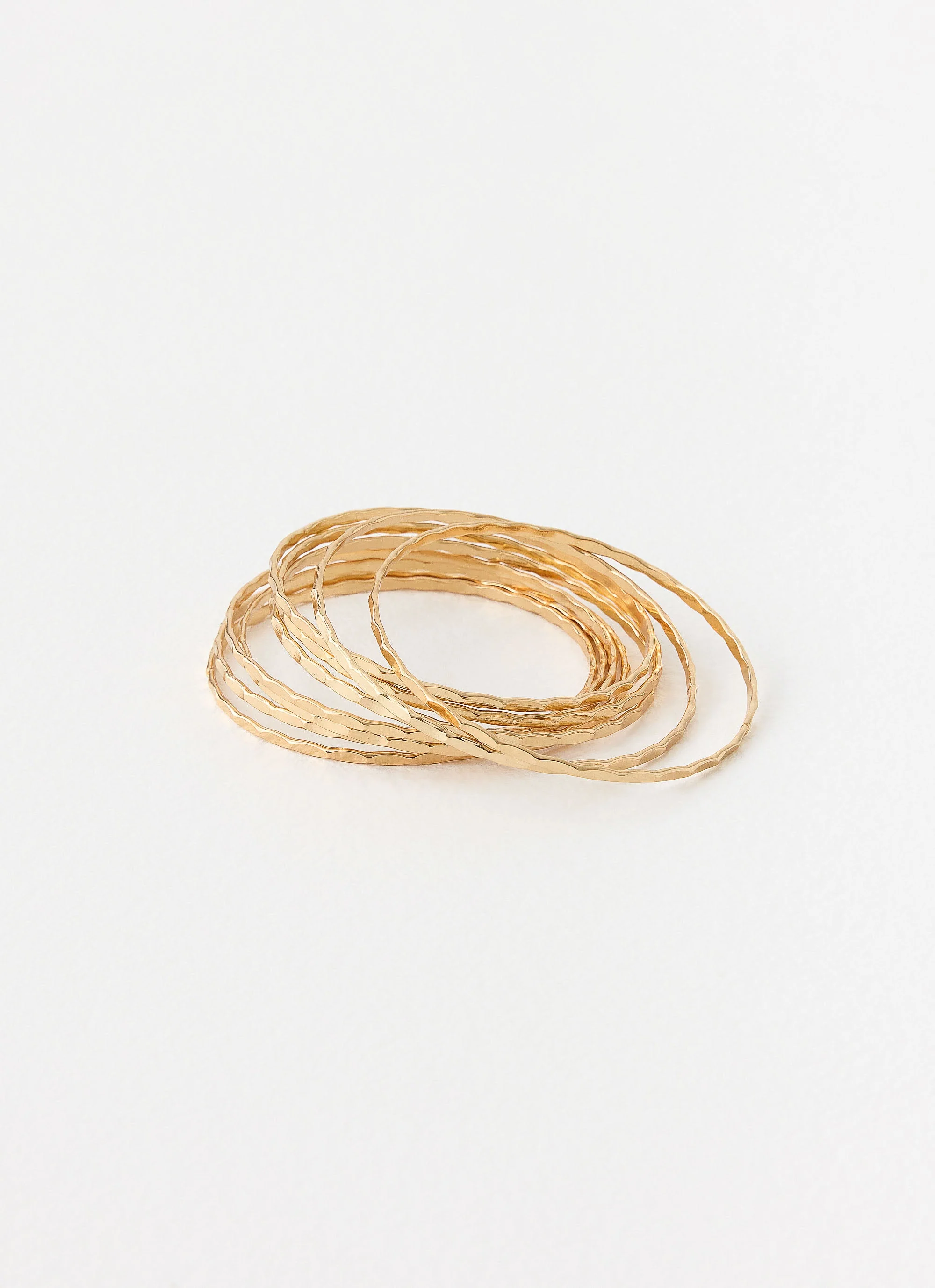 Trinket Bangles - Gold - Image 2