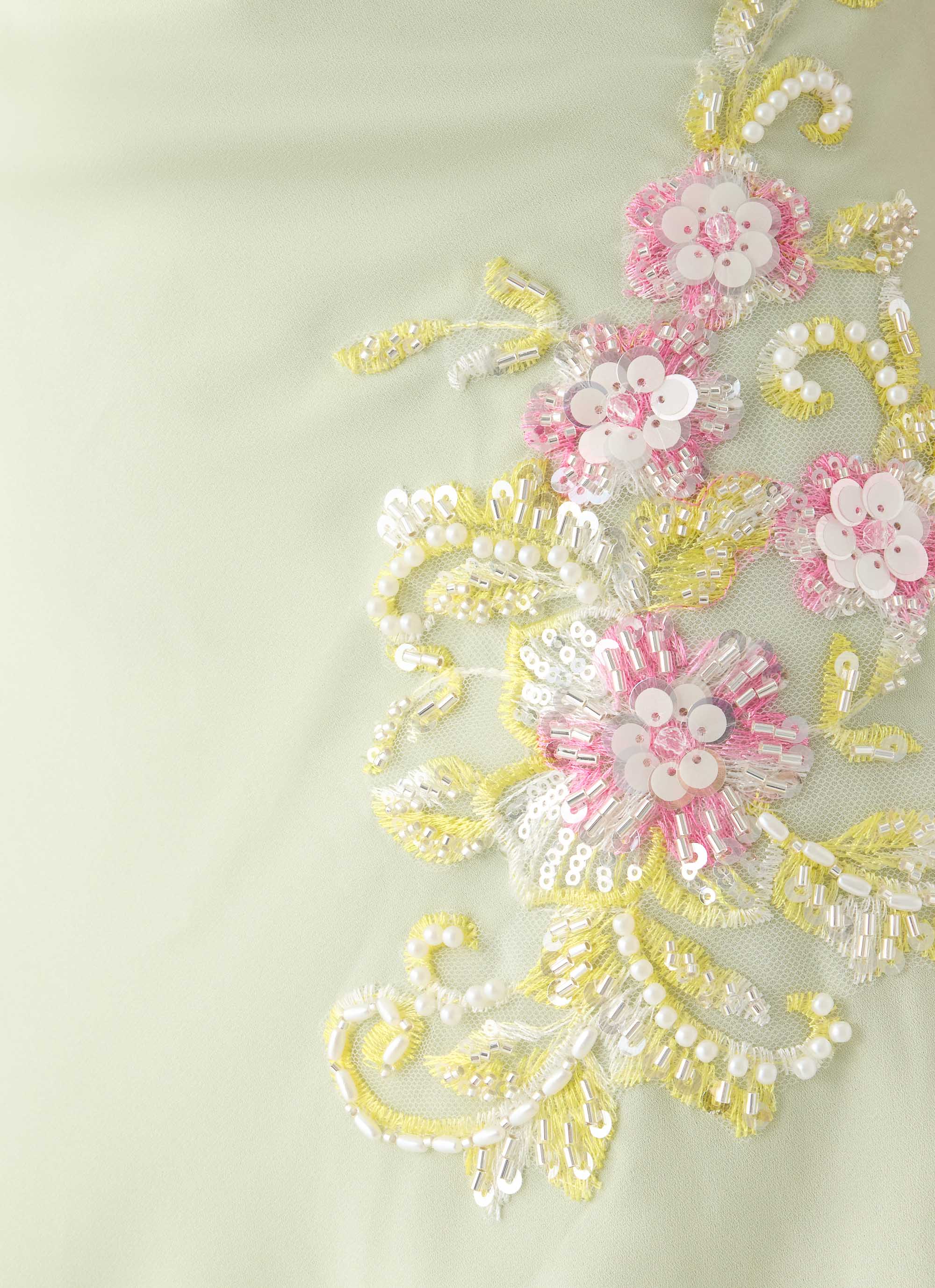 Trisette Midi Dress - Lime - Image 7